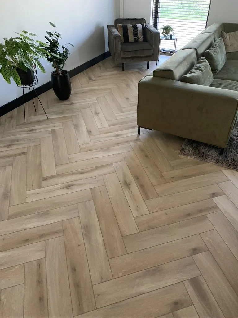 Gelasta Callisto Visgraat 4201 Natural Oak Light plak pvc - Afbeelding 8