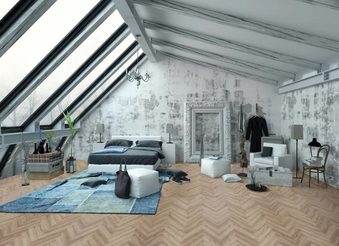 Gelasta City Visgraat 4700 Smoked Oak Light plak pvc - Afbeelding 4