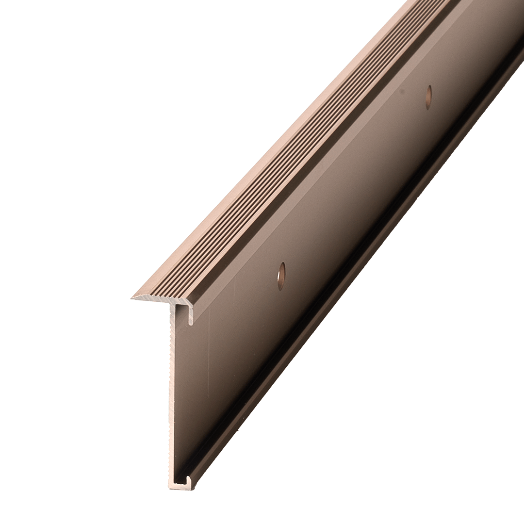 Trapneusprofiel 300cm Brons Breedte 4,5CM Dikte 1,5CM Lengte 300CM - Afbeelding 2