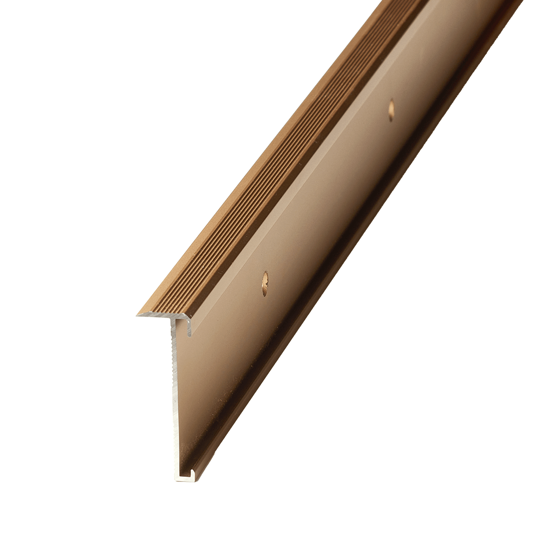 Trapneusprofiel 300cm Goud Breedte 4,5CM Dikte 1,5CM Lengte 300CM - Afbeelding 3