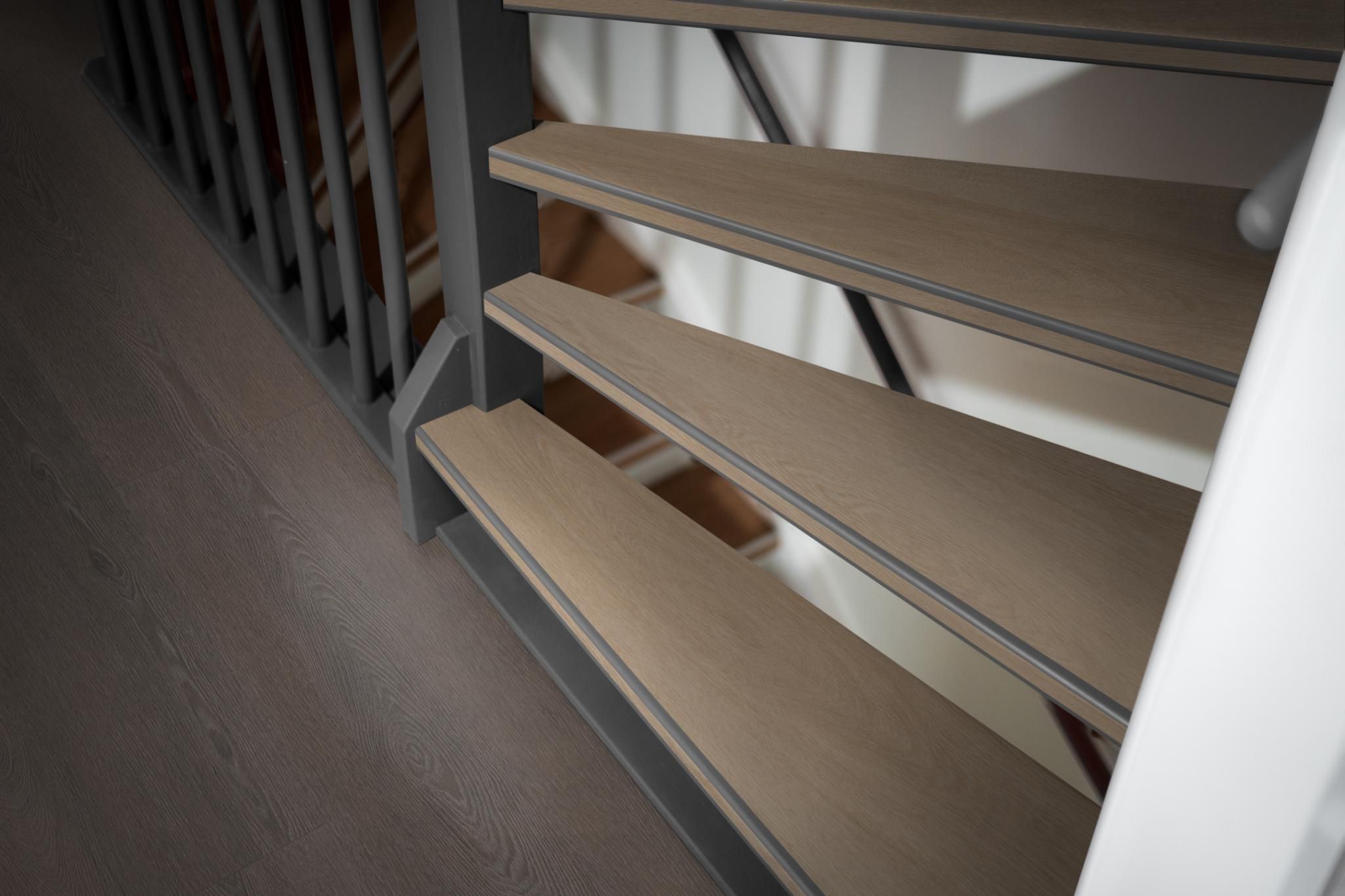 Gigafloor Traptreden set pvc Fulham Natural Oak Set 4 tredes 3,8/18/55 x 130cm - Afbeelding 3