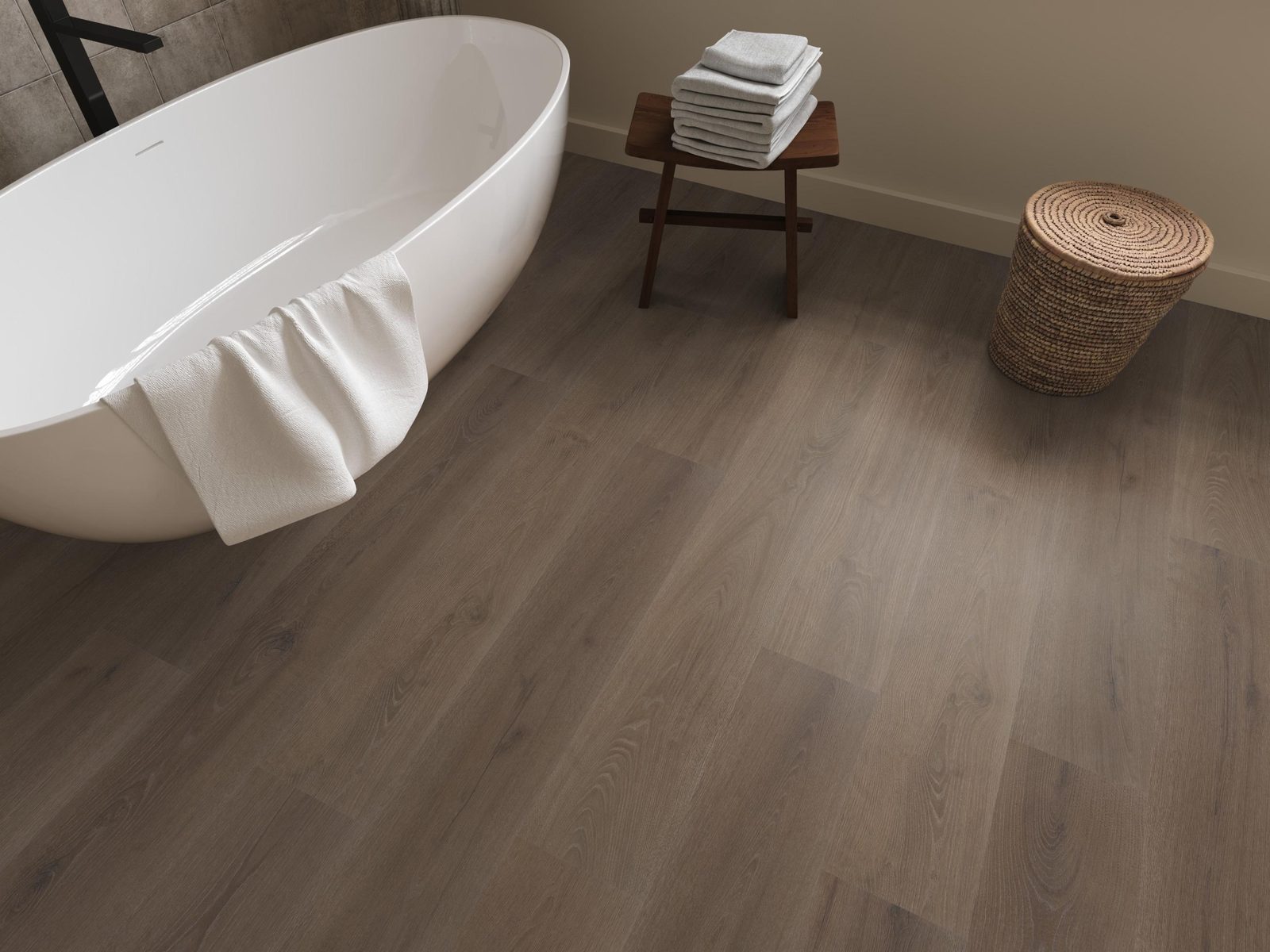 Ambiant plak pvc plank Valento Brown – sfeerfoto
