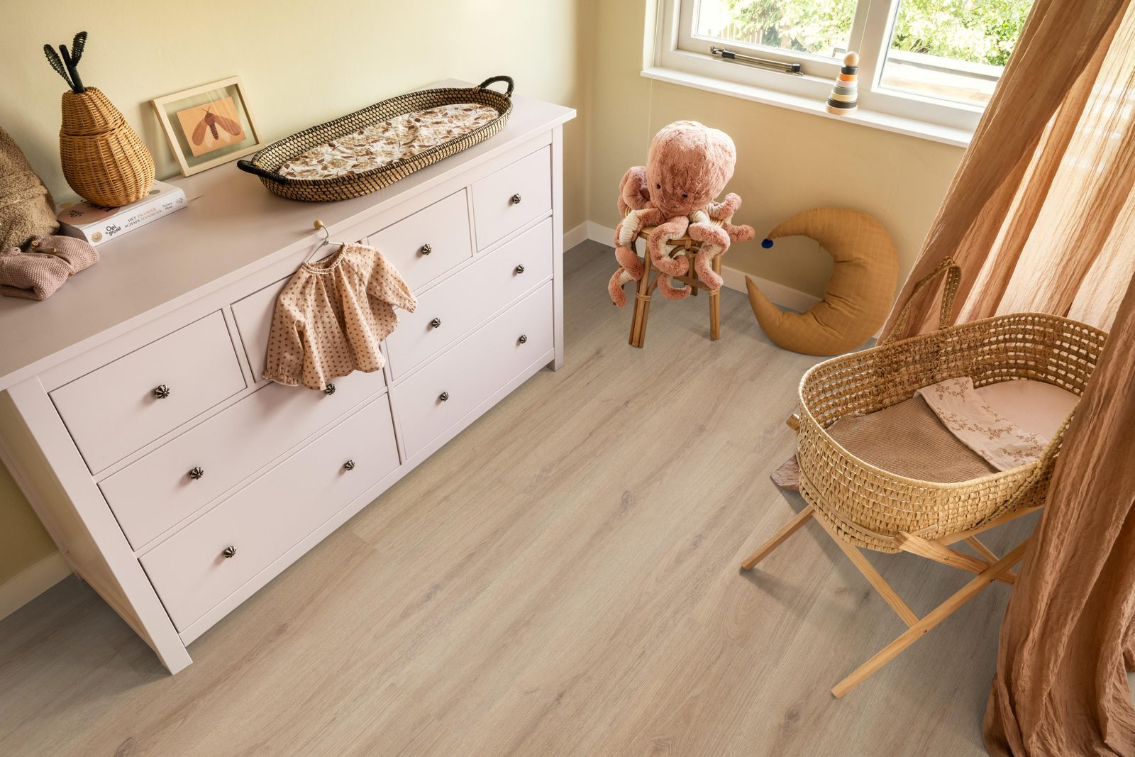 Ambiant plak pvc plank Valento Light brown – sfeerfoto