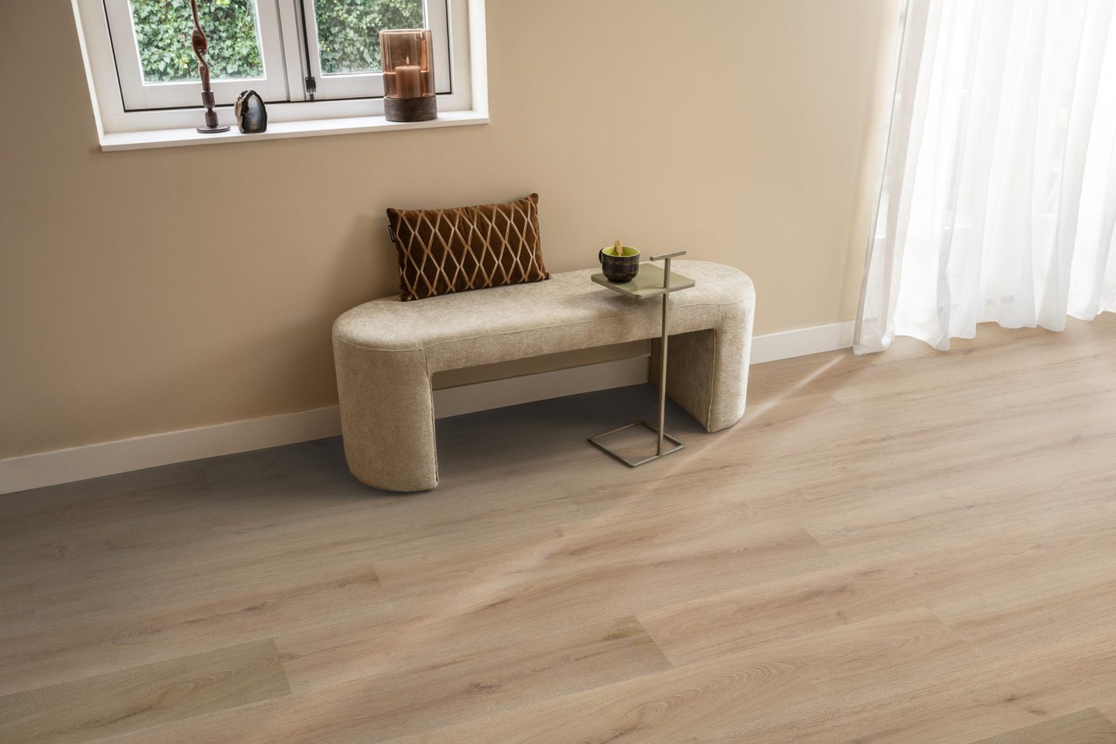 Ambiant plak pvc plank Valento Light brown – sfeerfoto