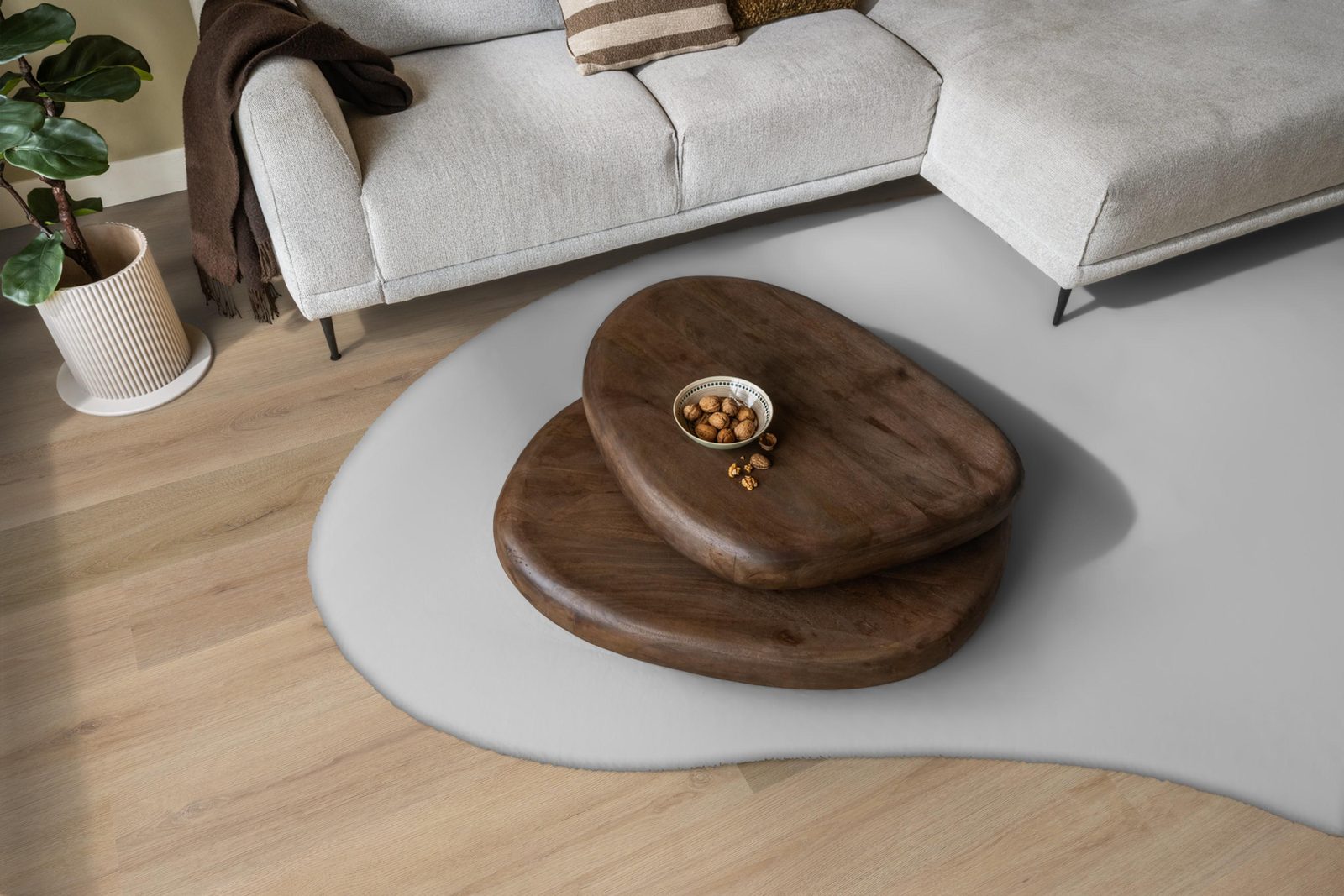Ambiant plak pvc plank Valento Light brown – sfeerfoto