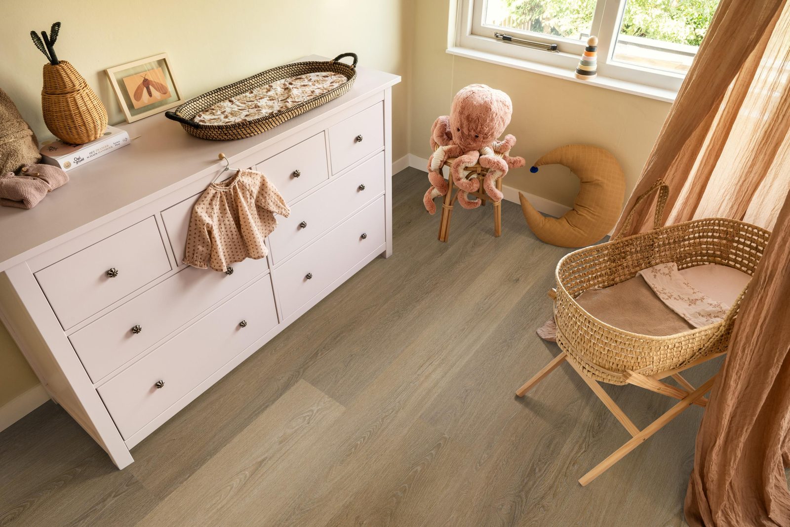 Ambiant plak pvc plank Viranto Light brown – sfeerfoto