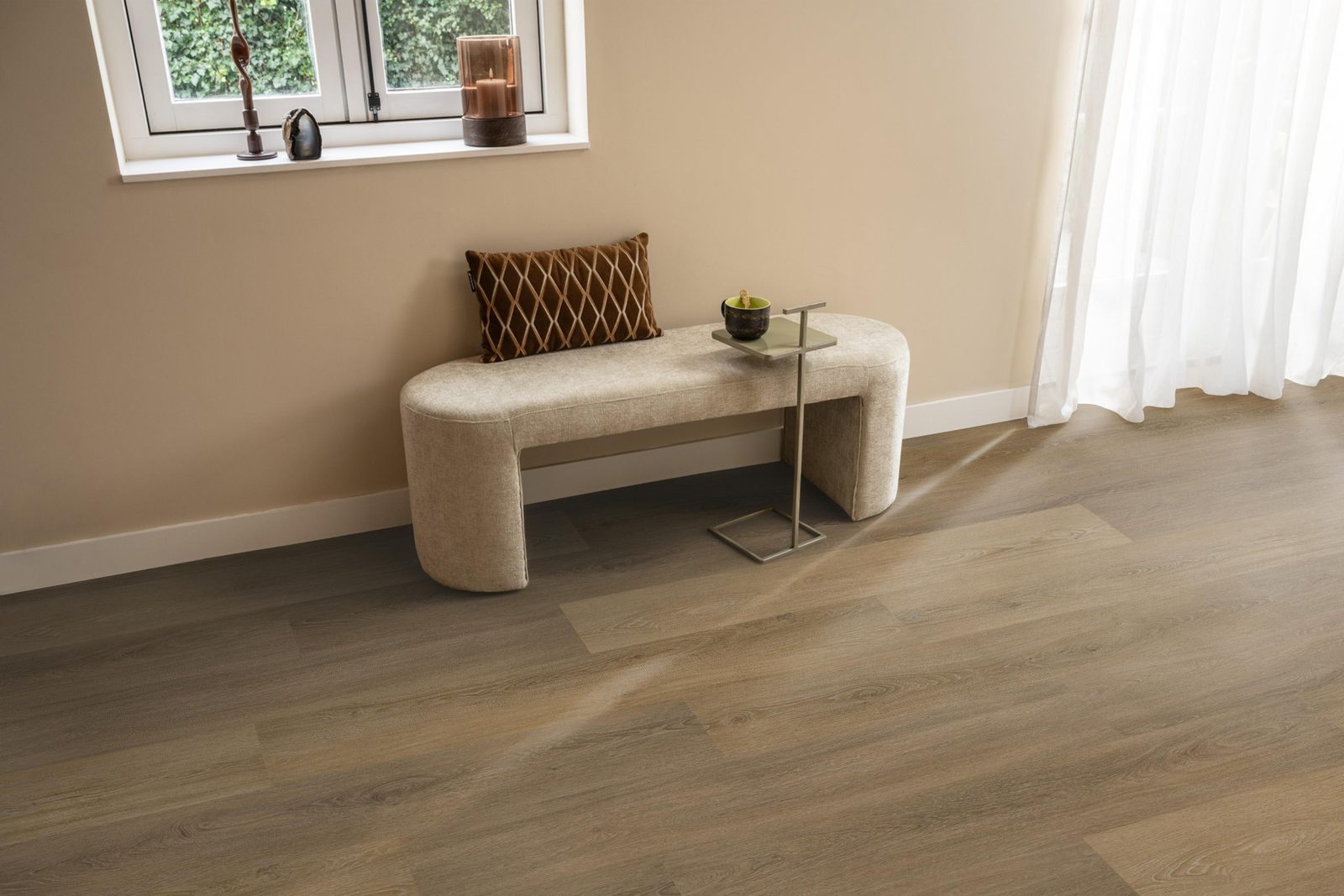 Ambiant plak pvc plank Viranto Light brown – sfeerfoto