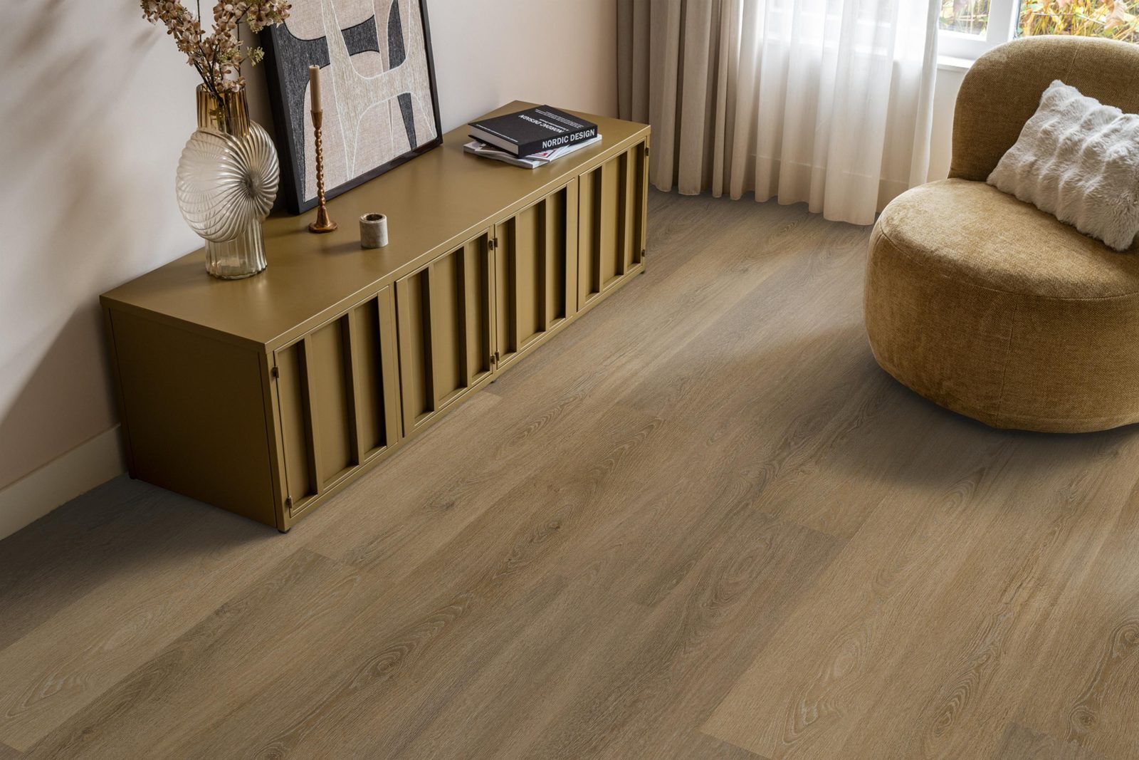 Ambiant plak pvc plank Viranto Light brown – sfeerfoto