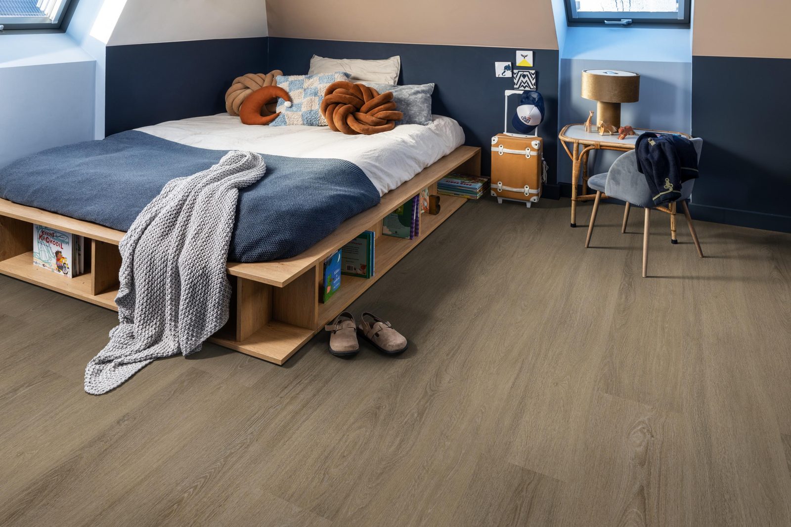Ambiant plak pvc plank Viranto Smoky – sfeerfoto