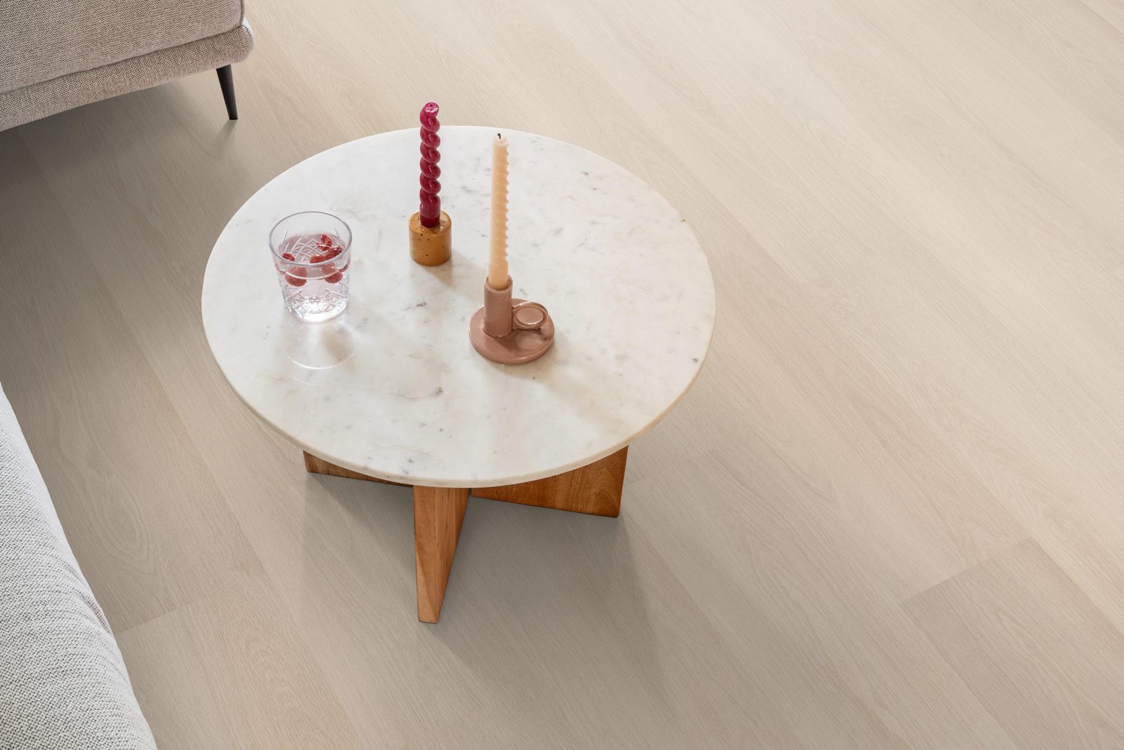 Ambiant pvc klik plank Soleno Beige – sfeerfoto