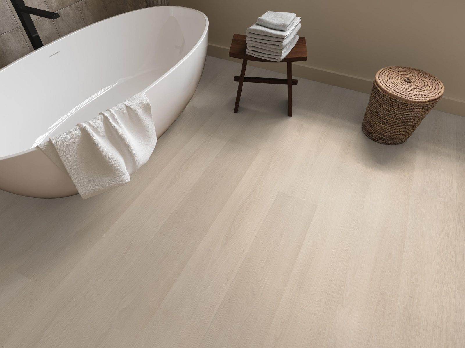 Ambiant pvc klik plank Soleno Beige – sfeerfoto