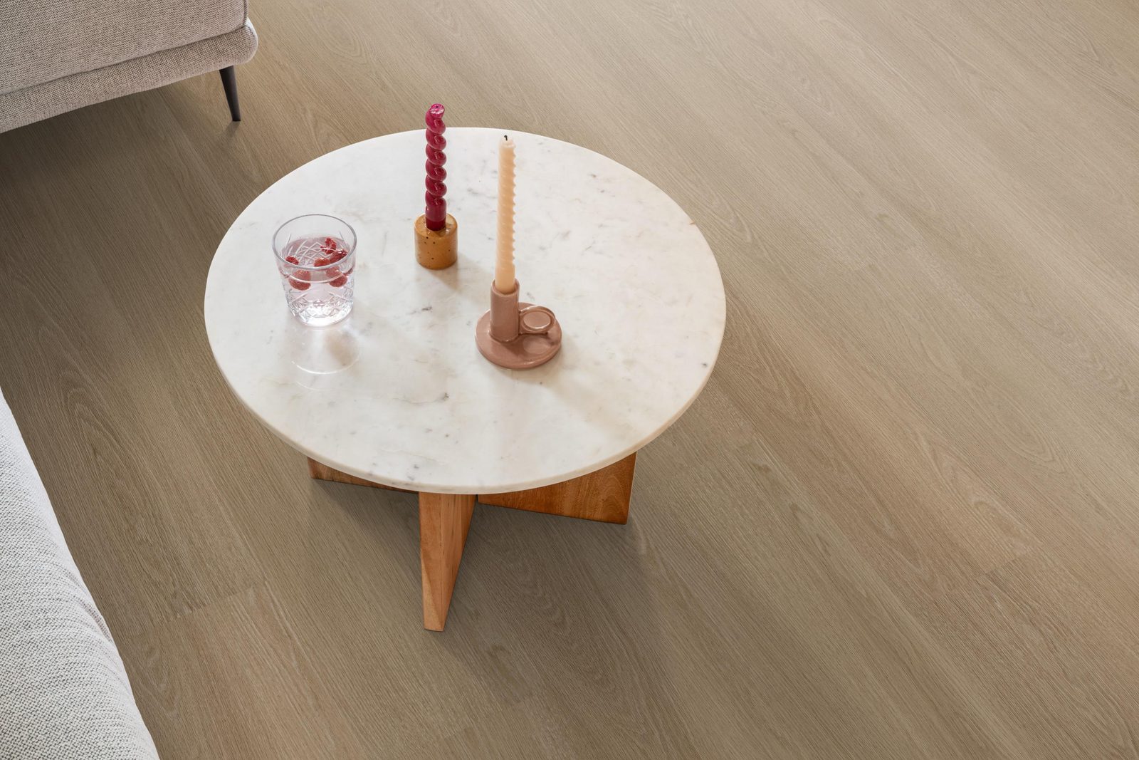 Ambiant pvc klik plank Soleno Warm oak – sfeerfoto