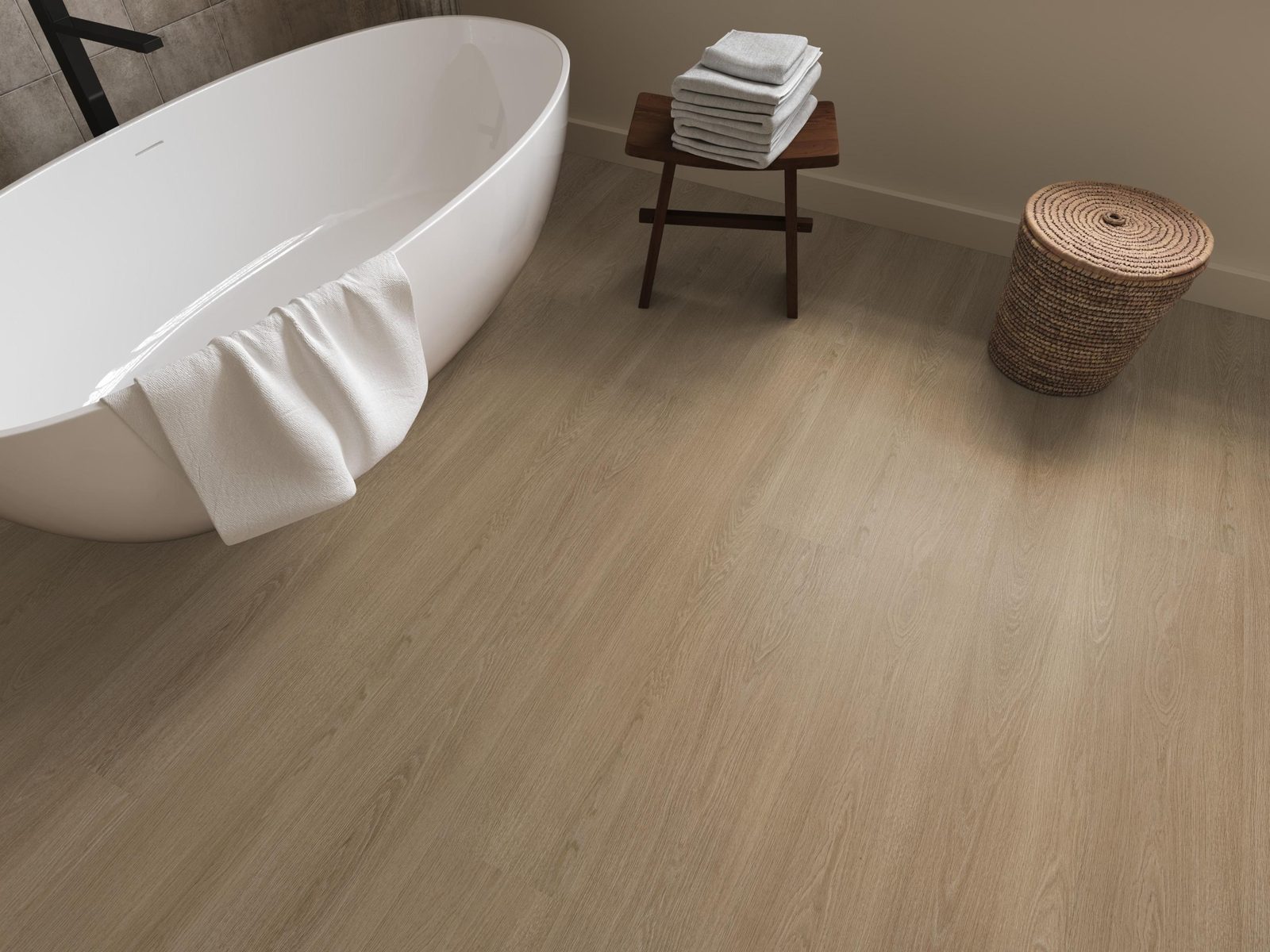Ambiant pvc klik plank Soleno Warm oak – sfeerfoto