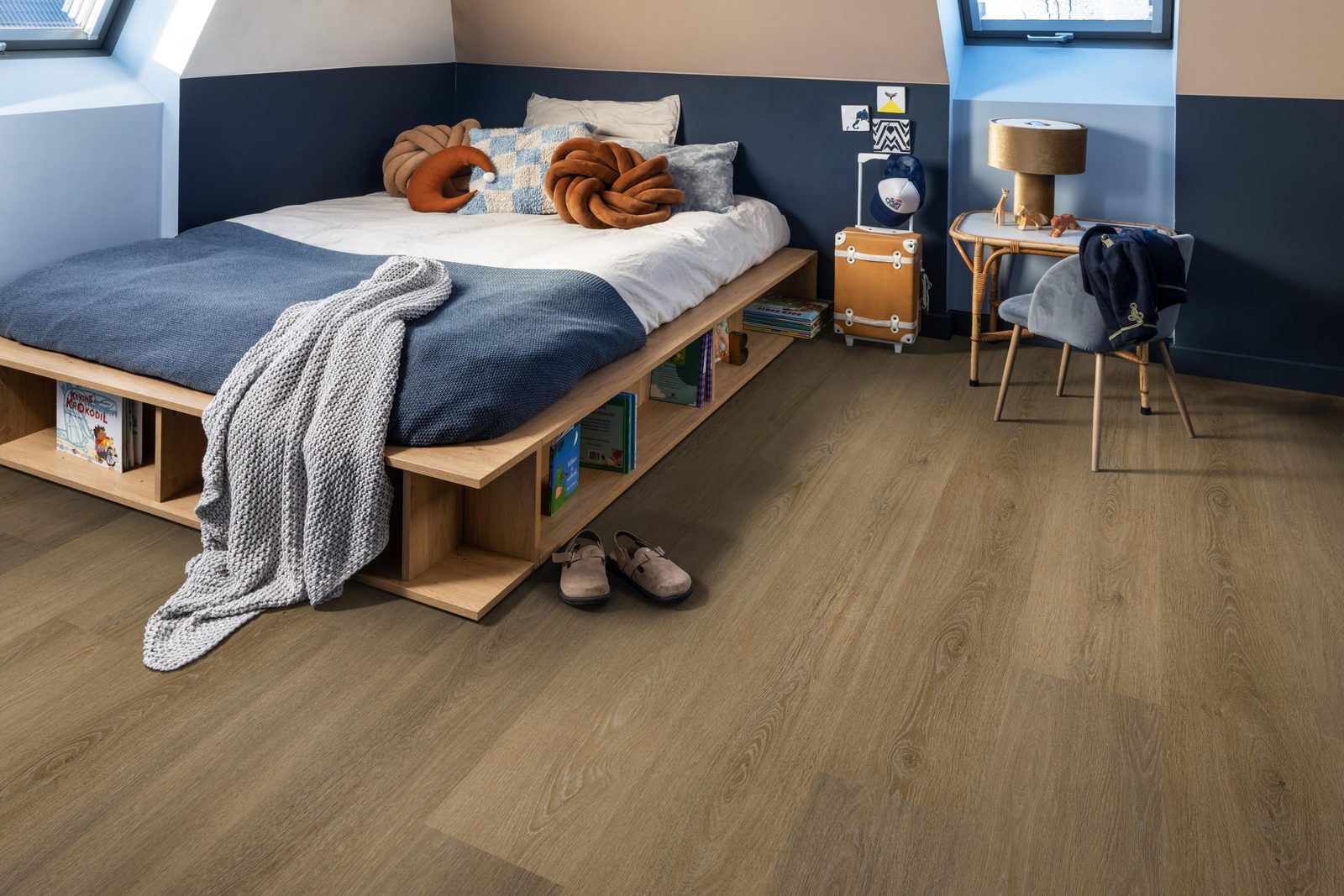 Ambiant pvc klik plank Viranto Light brown – sfeerfoto