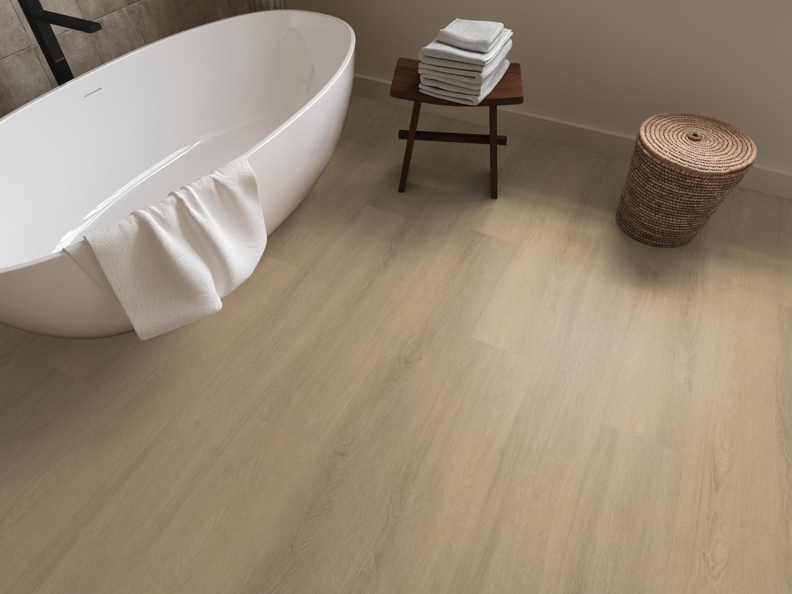 Ambiant pvc klik plank Viranto Warm beige – sfeerfoto
