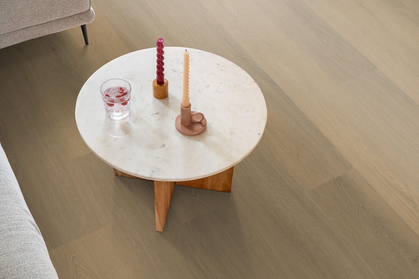 Ambiant pvc klik plank Viranto Warm natural – sfeerfoto