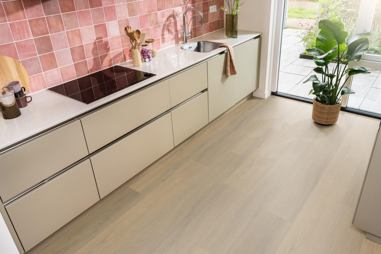 Ambiant pvc klik plank Viranto Warm natural – sfeerfoto