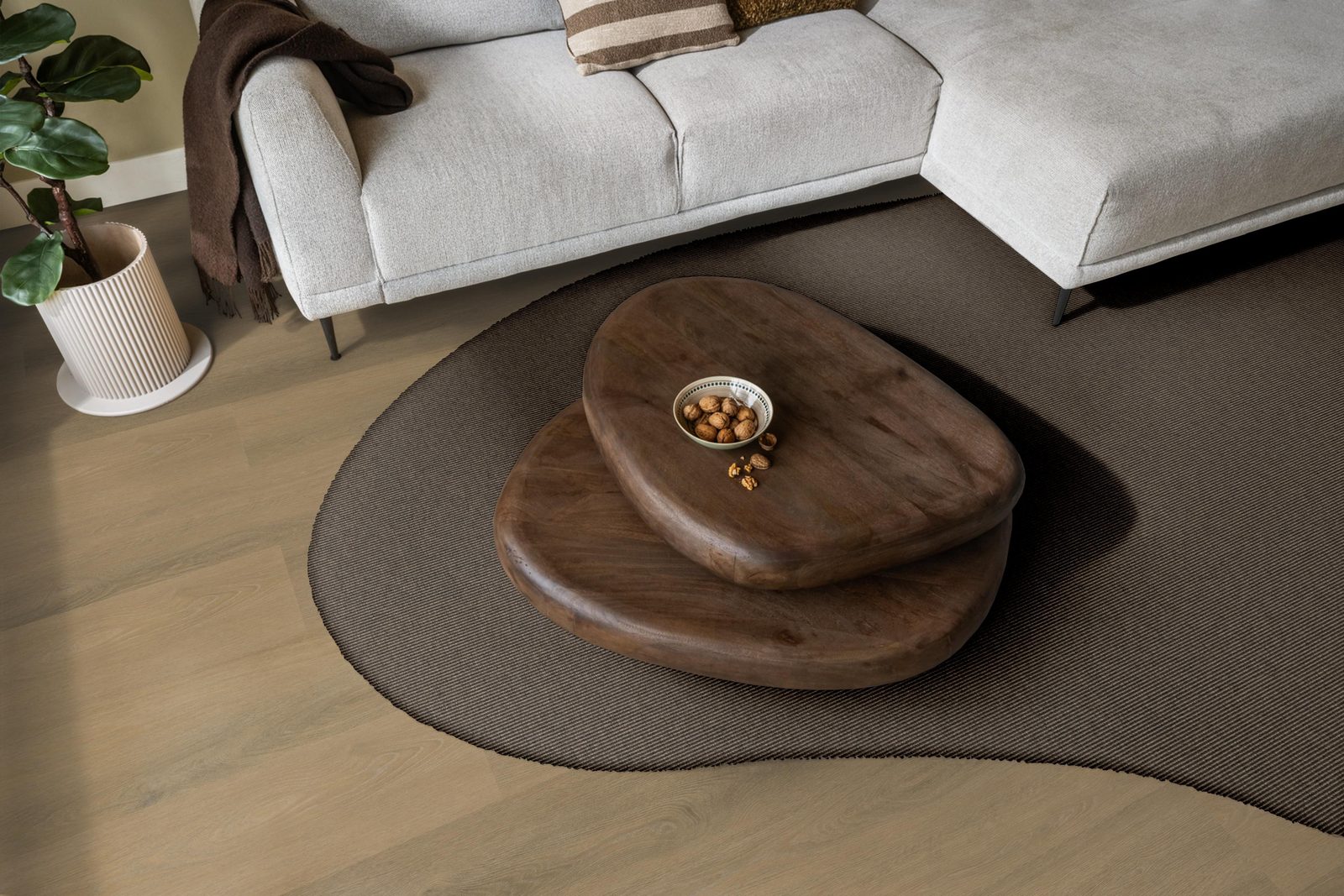 Ambiant pvc klik plank Viranto Warm natural – sfeerfoto