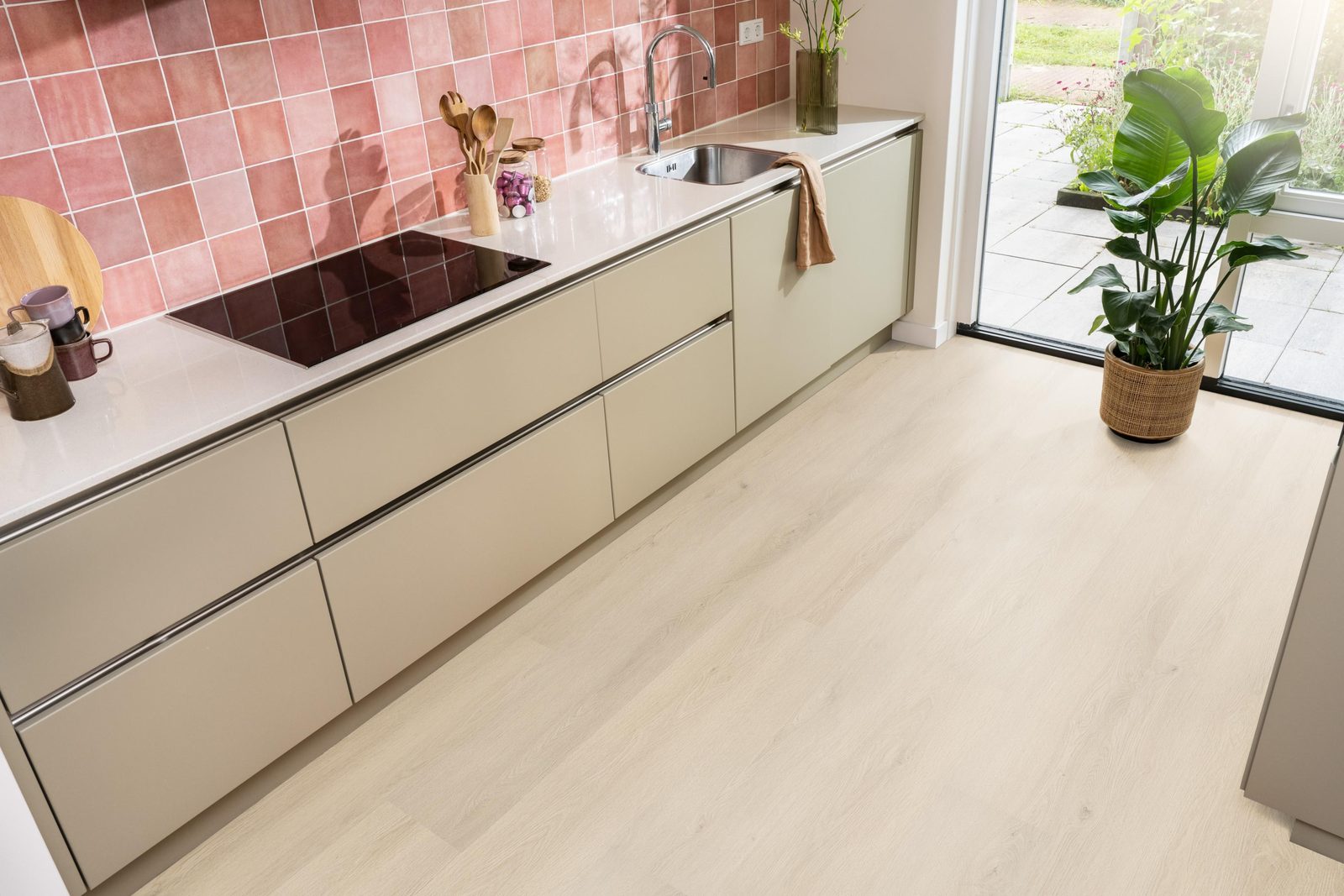 Ambiant pvc loose lay plank Marento Beige – sfeerfoto