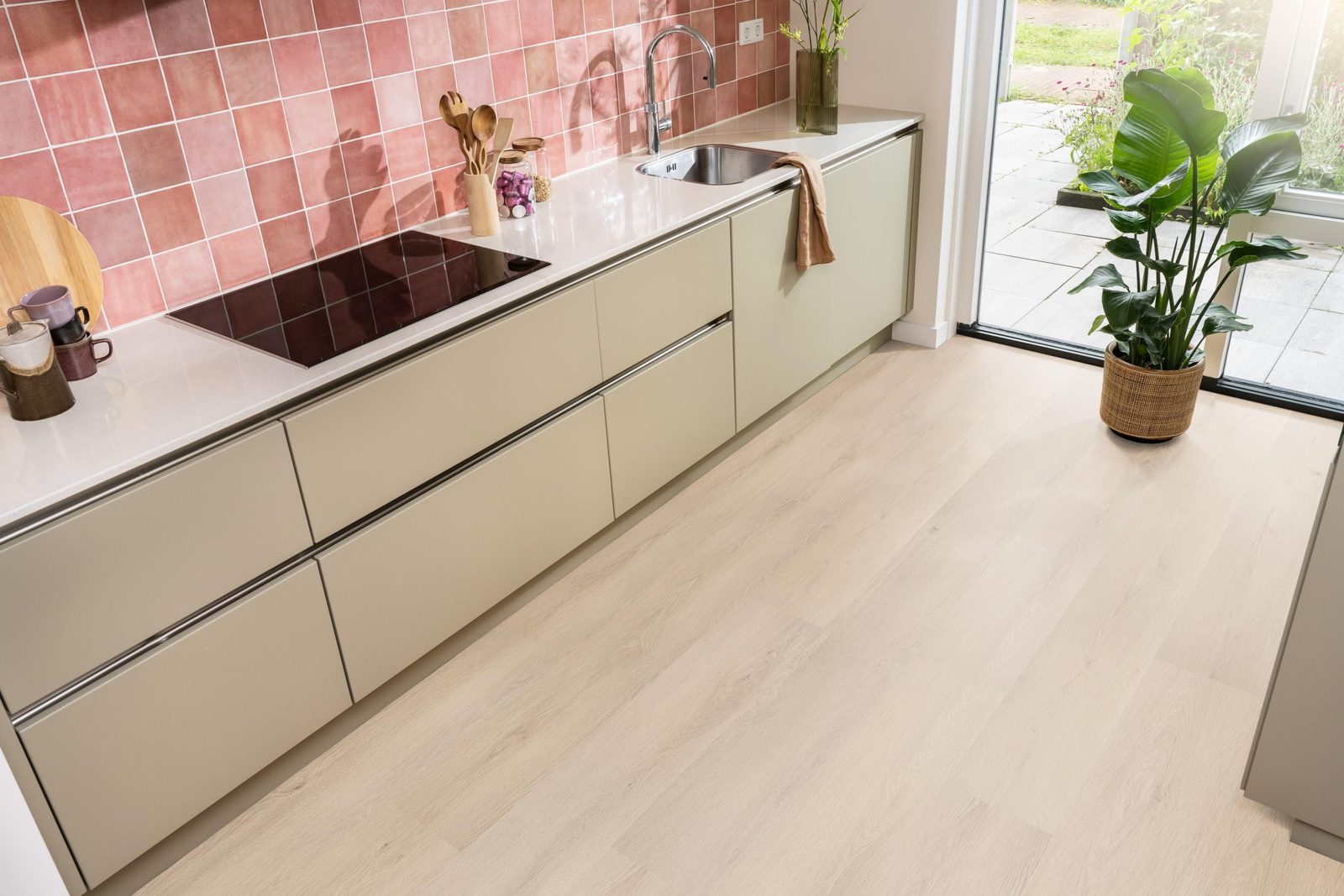 Ambiant pvc loose lay plank Marento Light oak – sfeerfoto