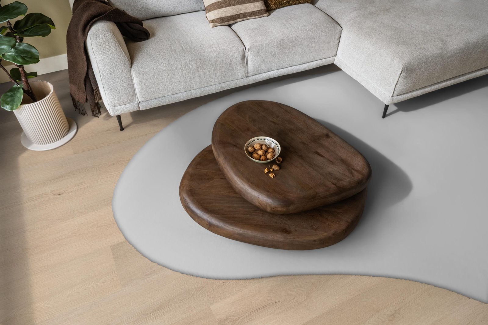 Ambiant pvc loose lay plank Marento Light oak – sfeerfoto