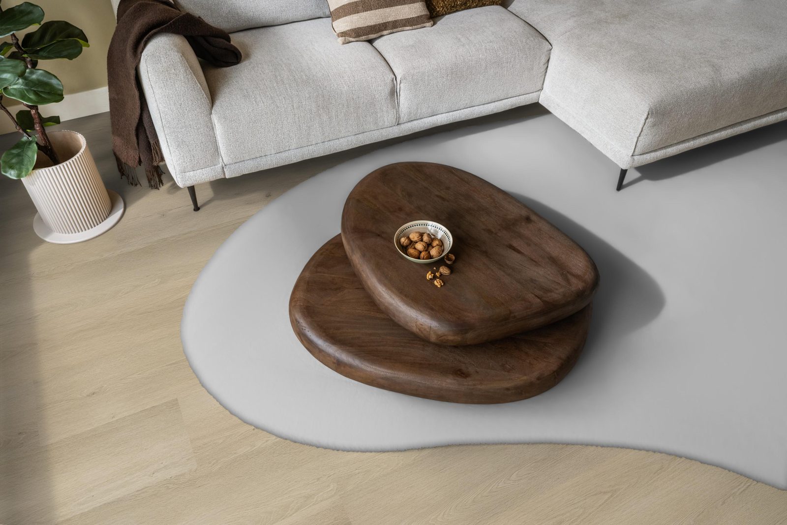Ambiant pvc loose lay plank Marento Warm oak – sfeerfoto