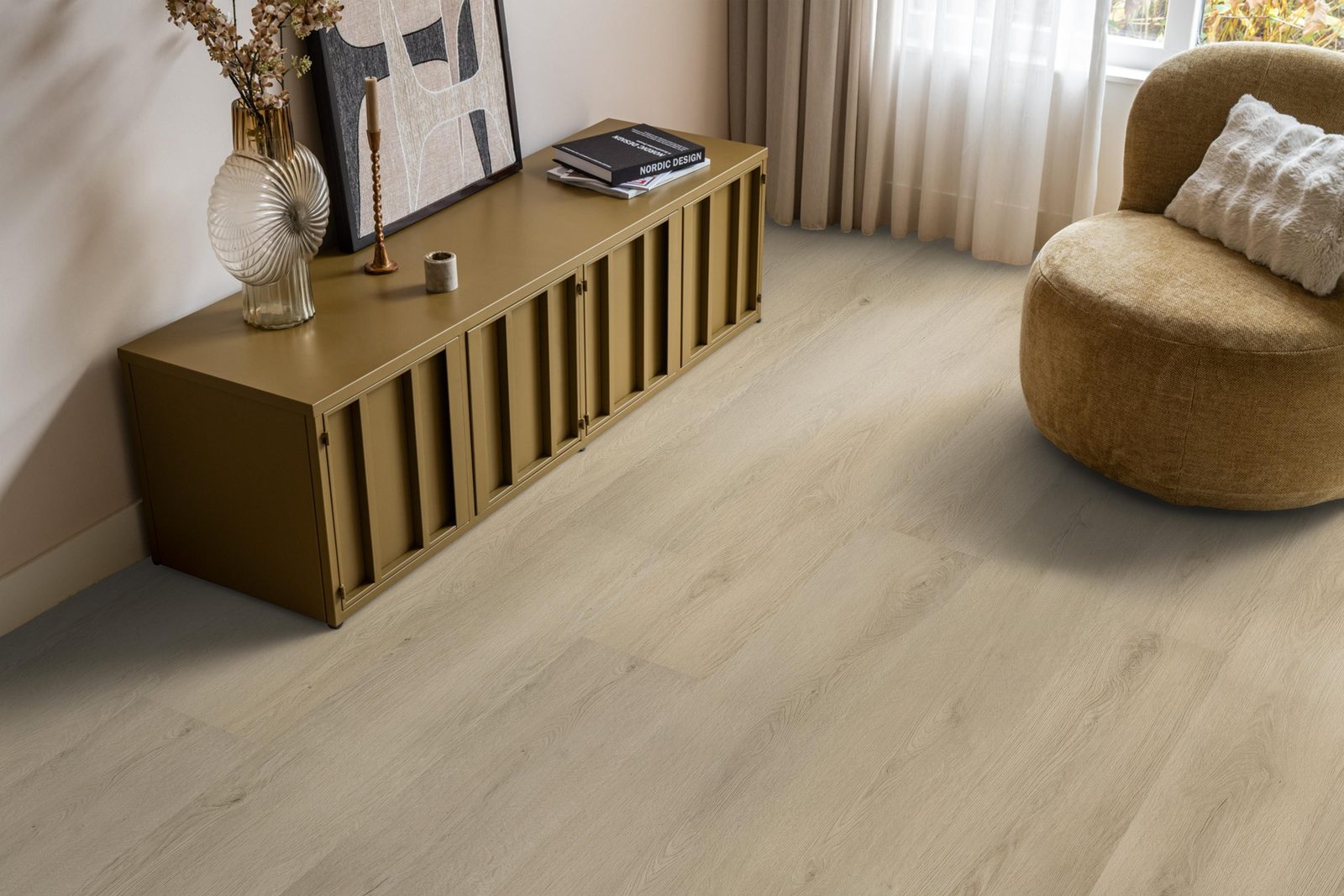 Ambiant pvc loose lay plank Marento Warm oak – sfeerfoto