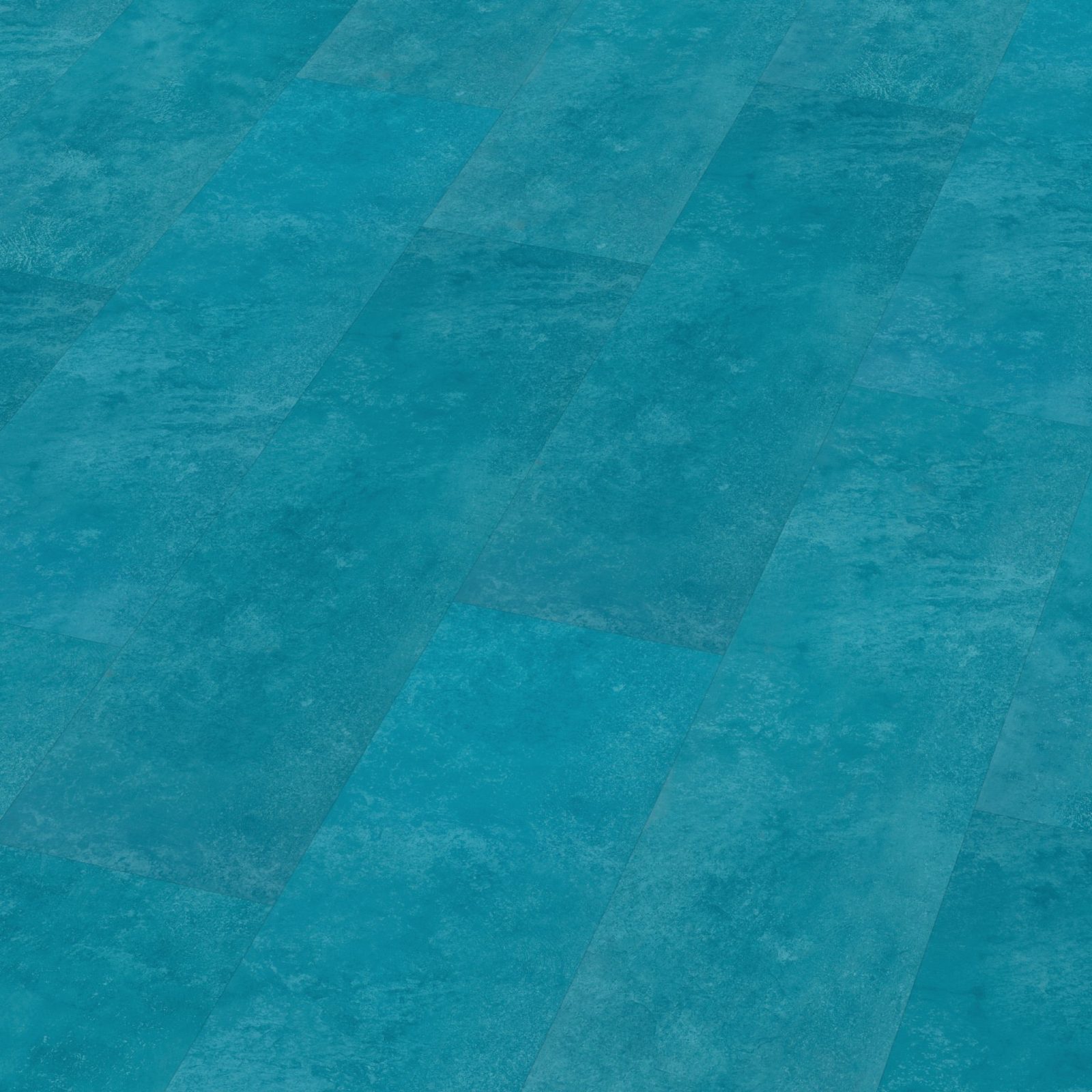 Ambiant pvc plak tegel/betonlook Viretto Blue – kamervisualisatie