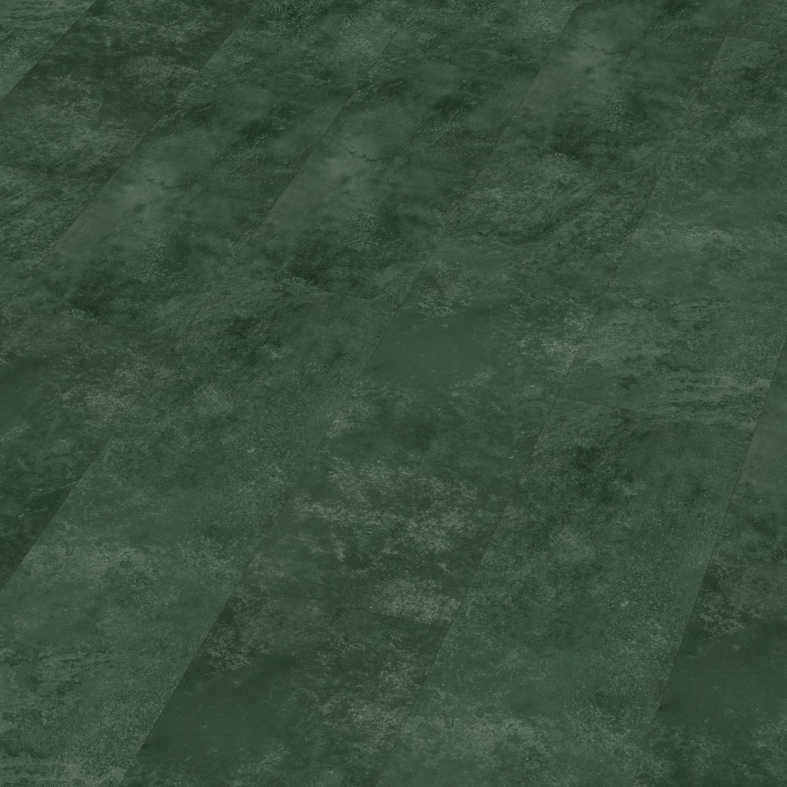 Ambiant pvc plak tegel/betonlook Viretto Dark green – kamervisualisatie