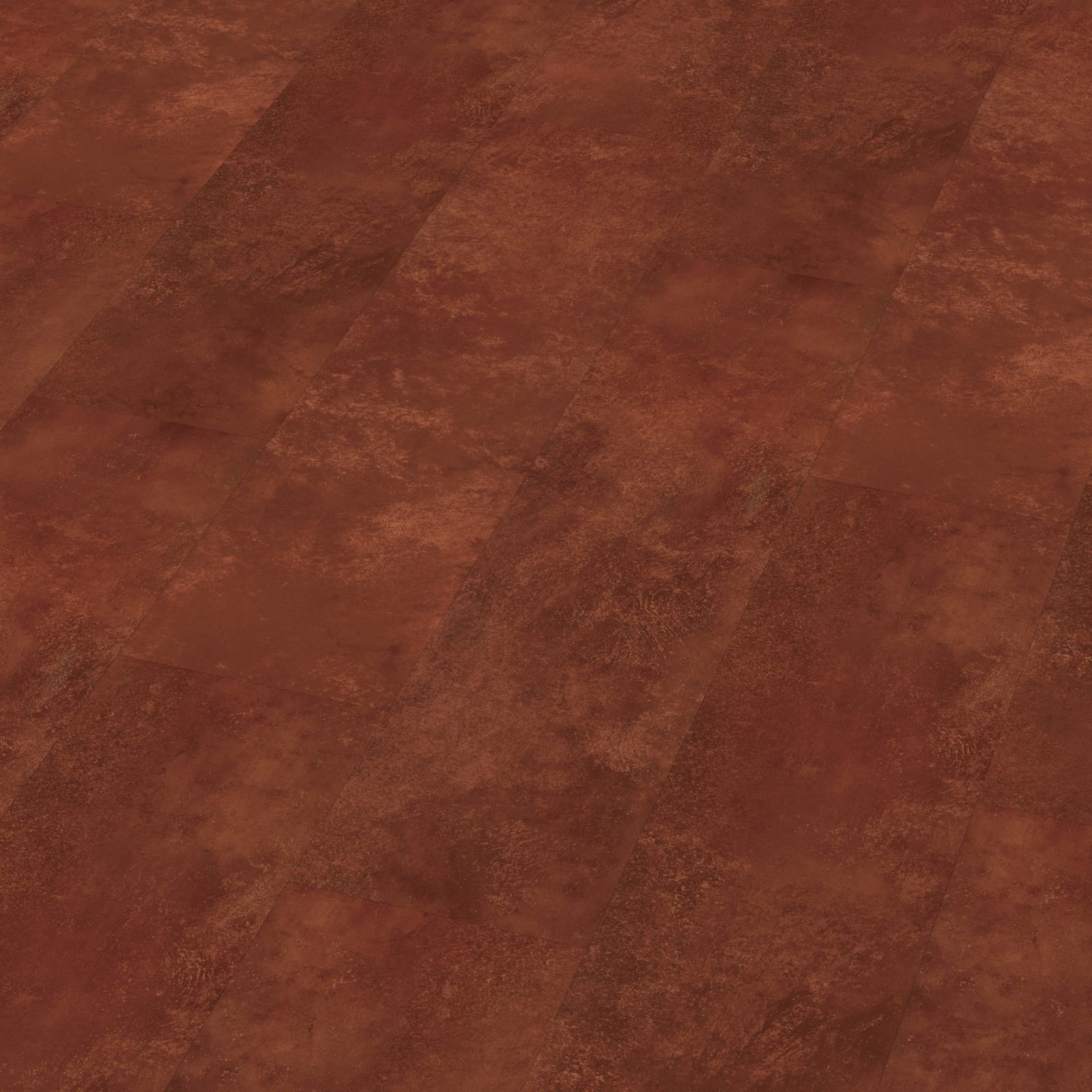 Ambiant pvc plak tegel/betonlook Viretto Dark orange – kamervisualisatie