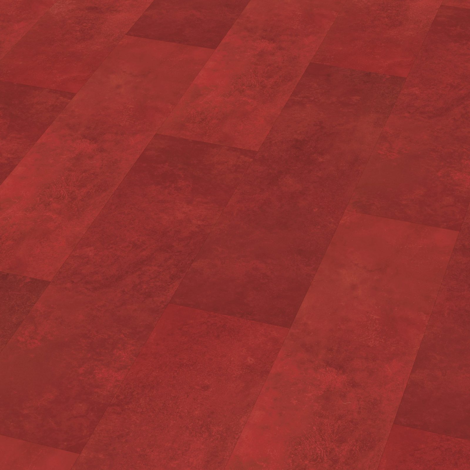 Ambiant pvc plak tegel/betonlook Viretto Red – kamervisualisatie
