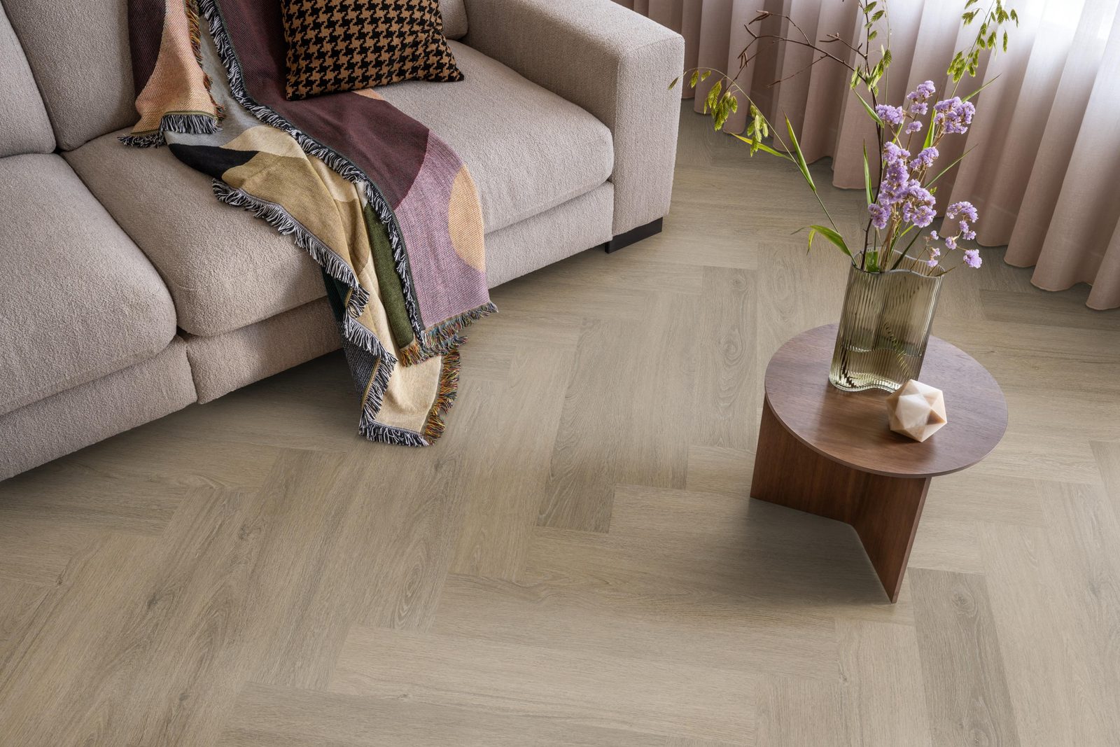 Ambiant pvc visgraat klik Spigato Viranto Smoky – sfeerfoto