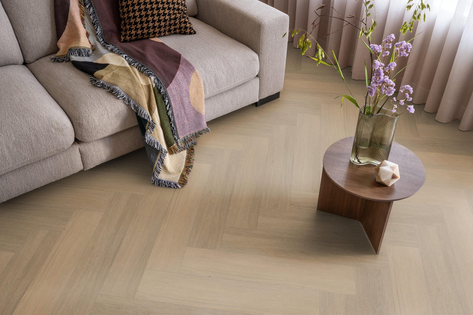 Ambiant pvc visgraat klik Spigato Viranto Warm natural – sfeerfoto