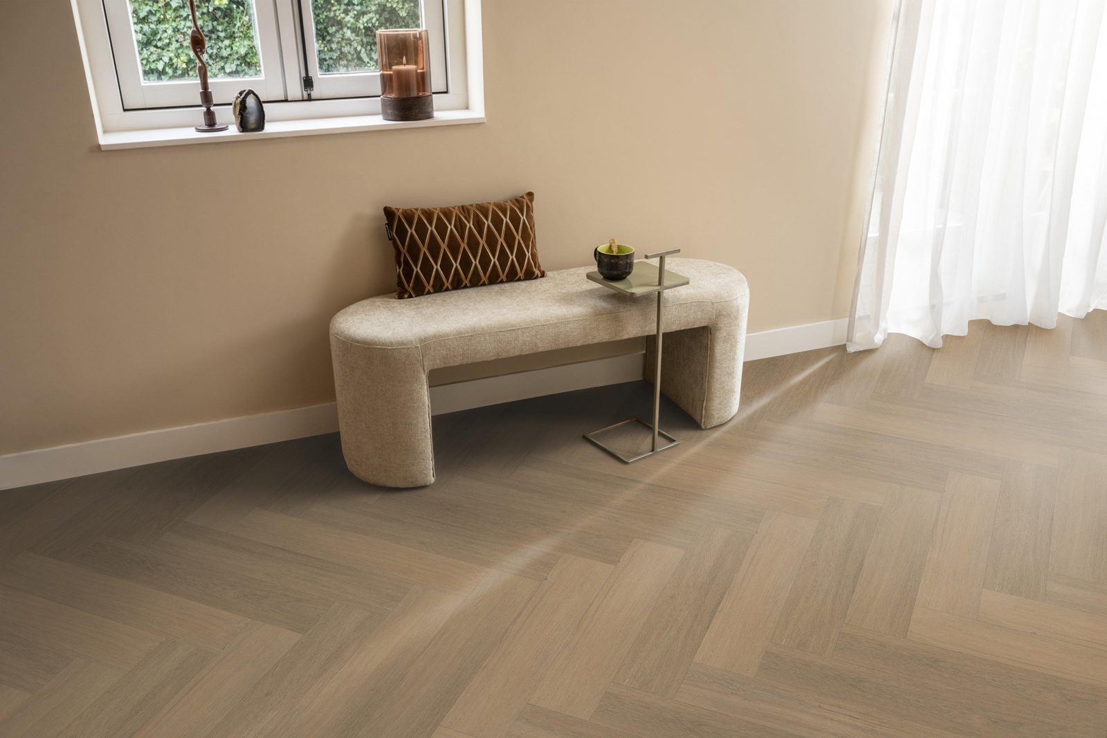 Ambiant pvc visgraat klik Spigato Viranto Warm natural – sfeerfoto