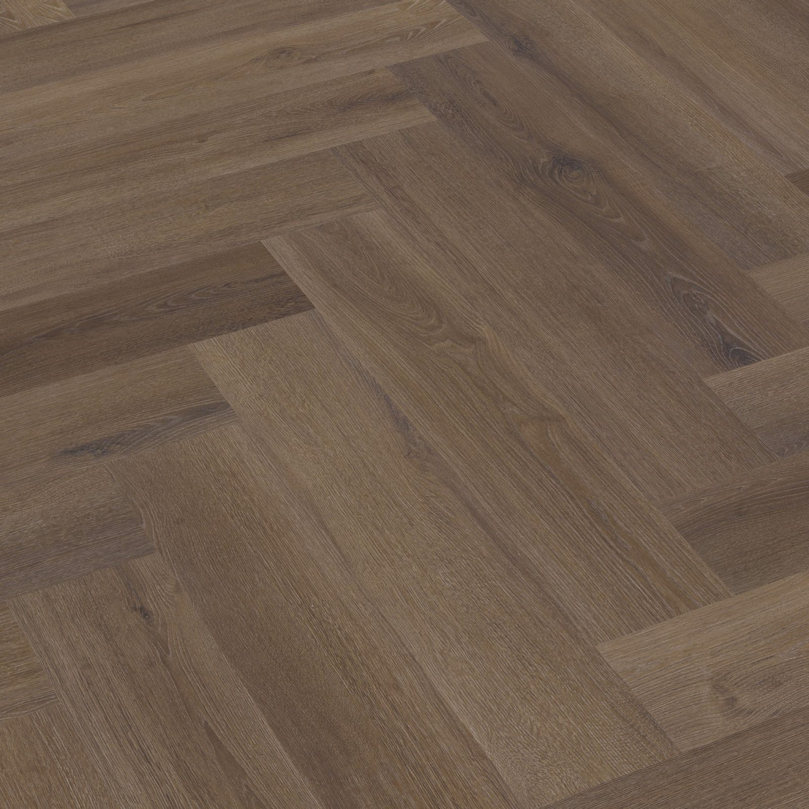 Ambiant pvc visgraat klik Spigato XL Valento Brown – kamervisualisatie