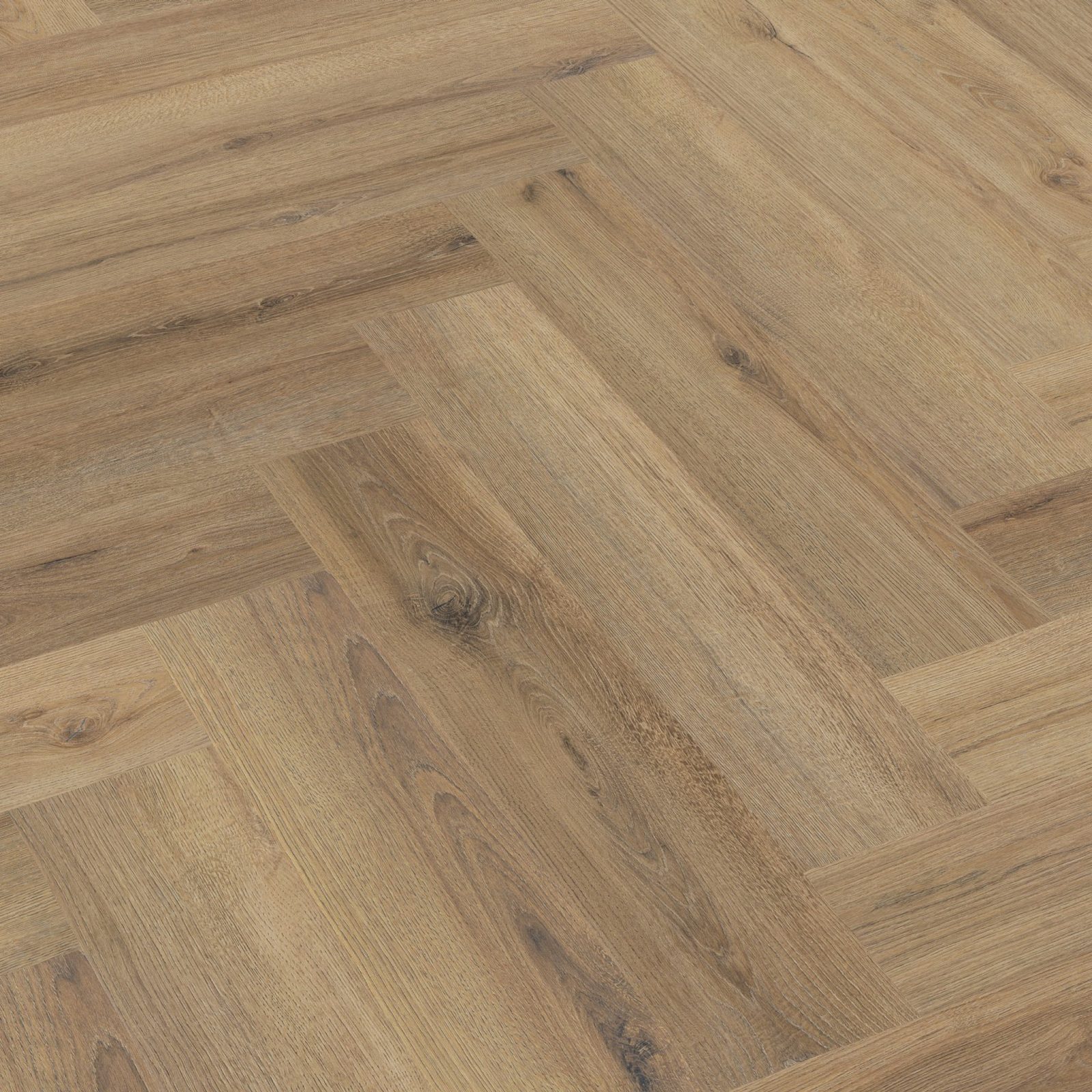 Ambiant pvc visgraat klik Spigato XL Valento Light brown – kamervisualisatie