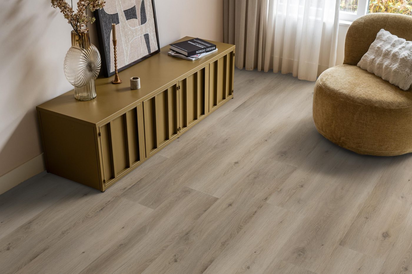 Laminaat Gigafloor Inwood Eiken Grijs Beige - Afbeelding 2