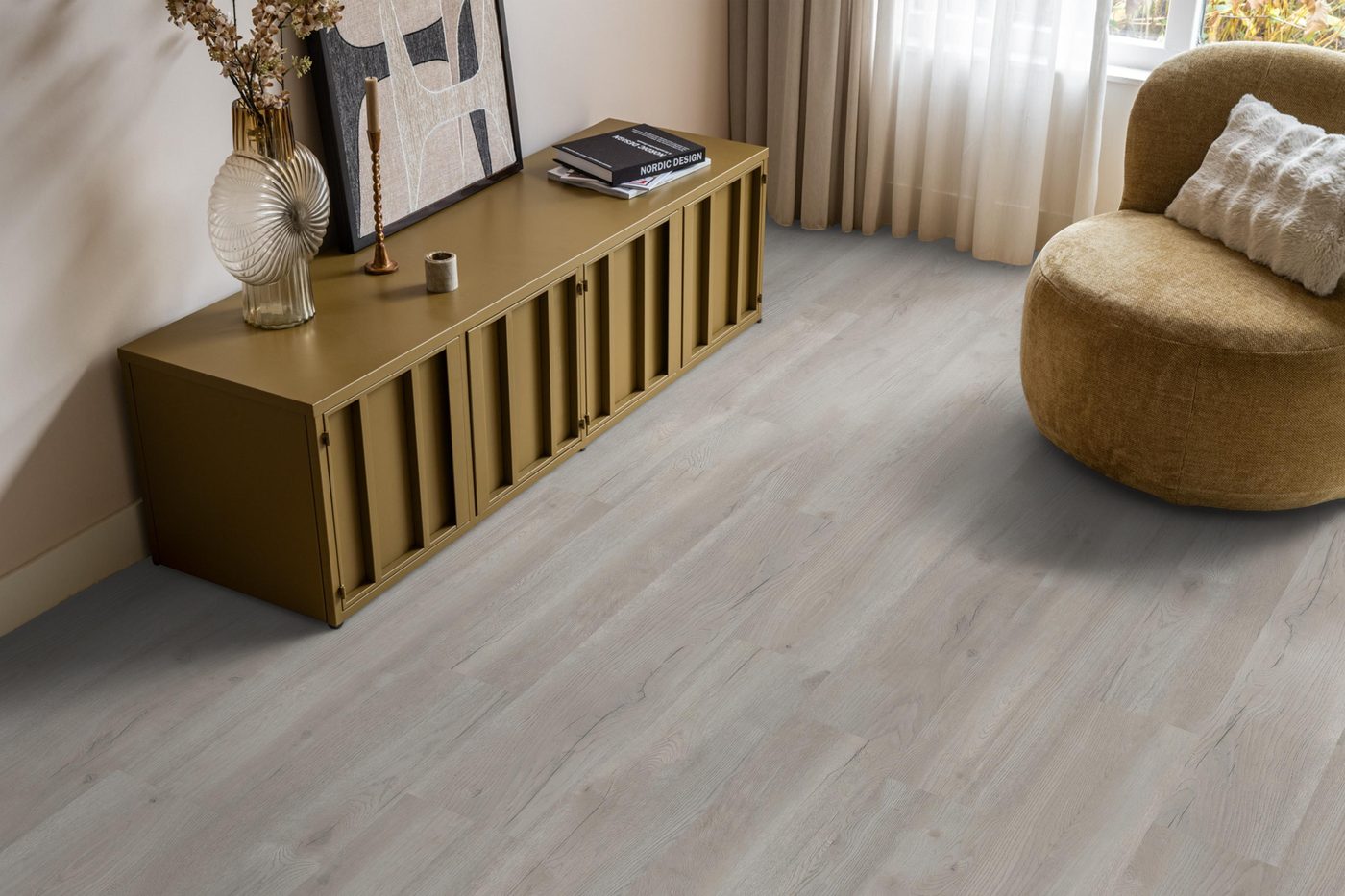 Laminaat Gigafloor Inwood Eiken Lichtgrijs - Afbeelding 2