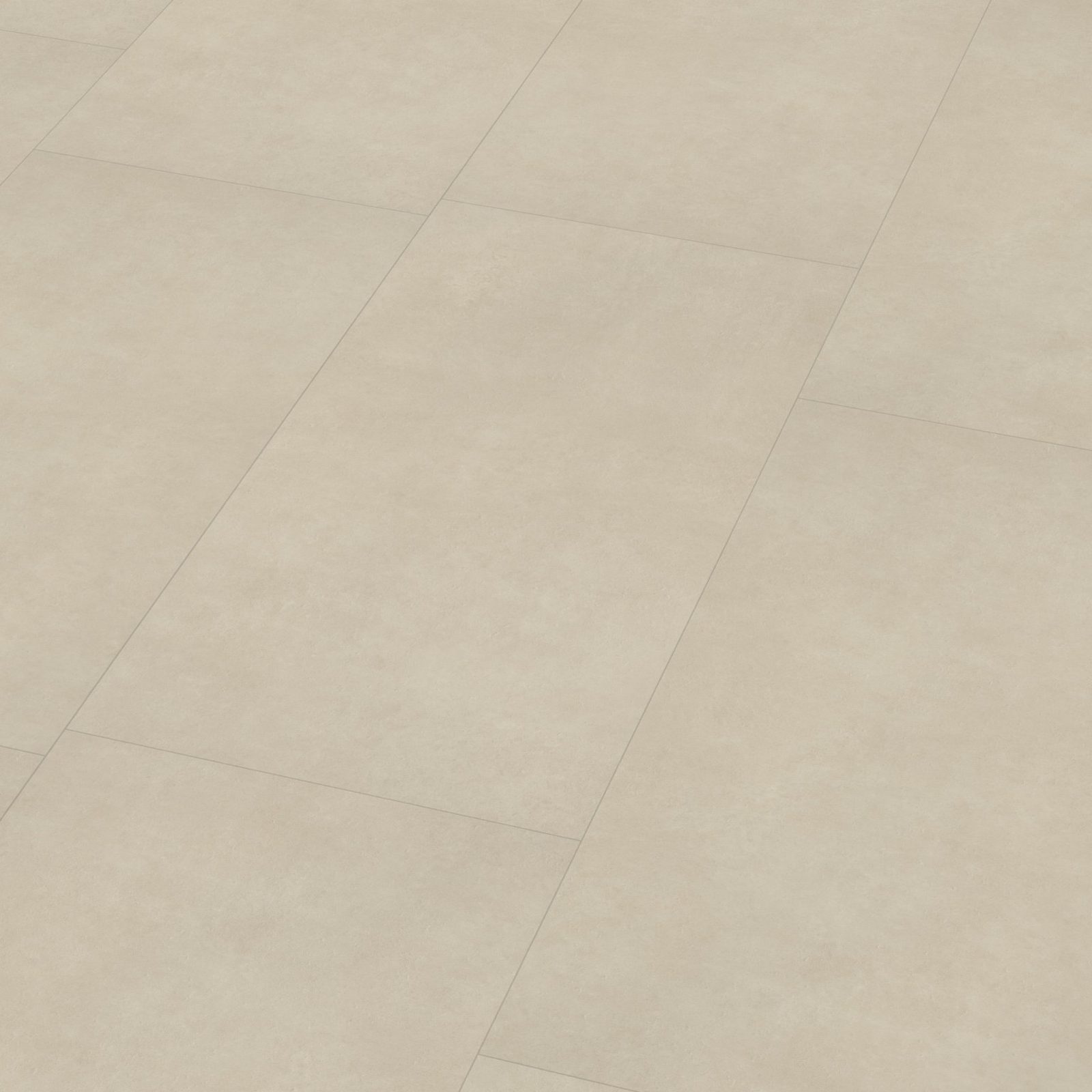 VTWONEN pvc klik tegel/betonlook Basic Natural – kamervisualisatie