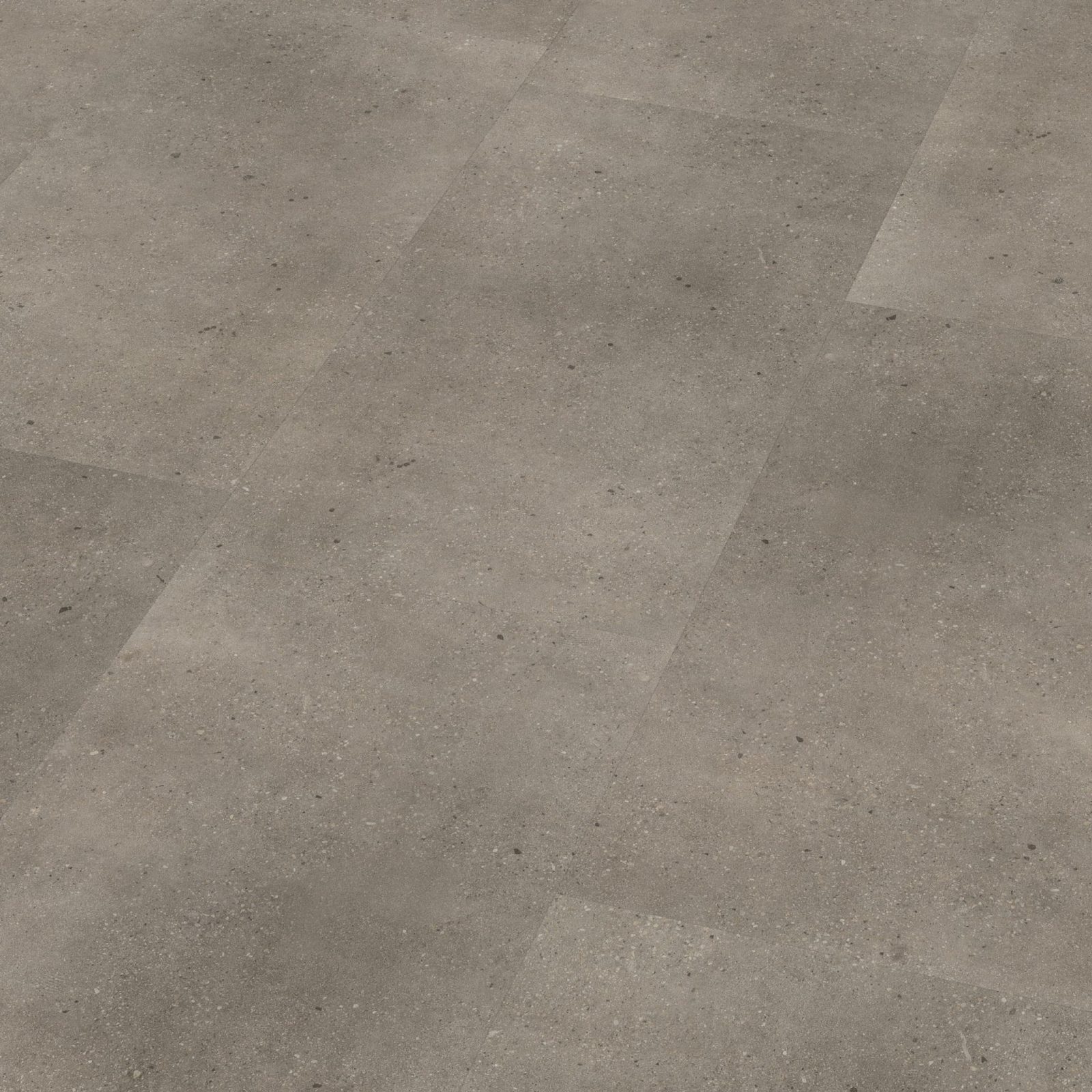VTWONEN pvc klik tegel/betonlook Composite Warm grey – kamervisualisatie