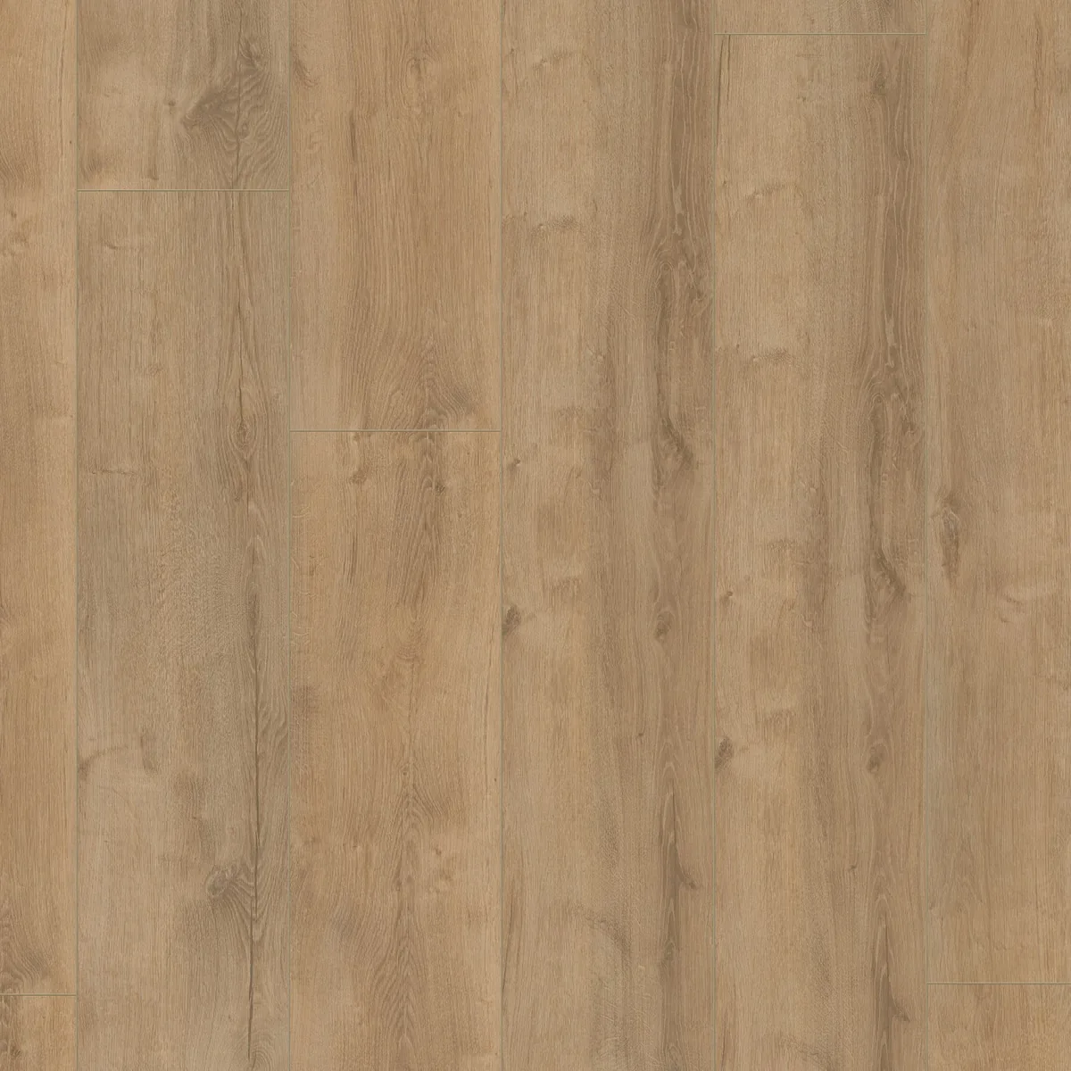 Sunnyside / Superior oak licht eiken, laminaat gelegd, recht van boven gezien