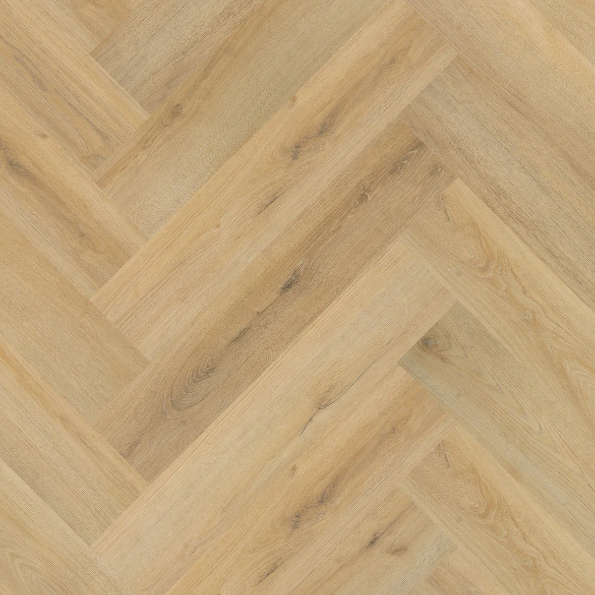 Greenford / Valento Natural, visgraat klik pvc gelegd, recht van boven gezien