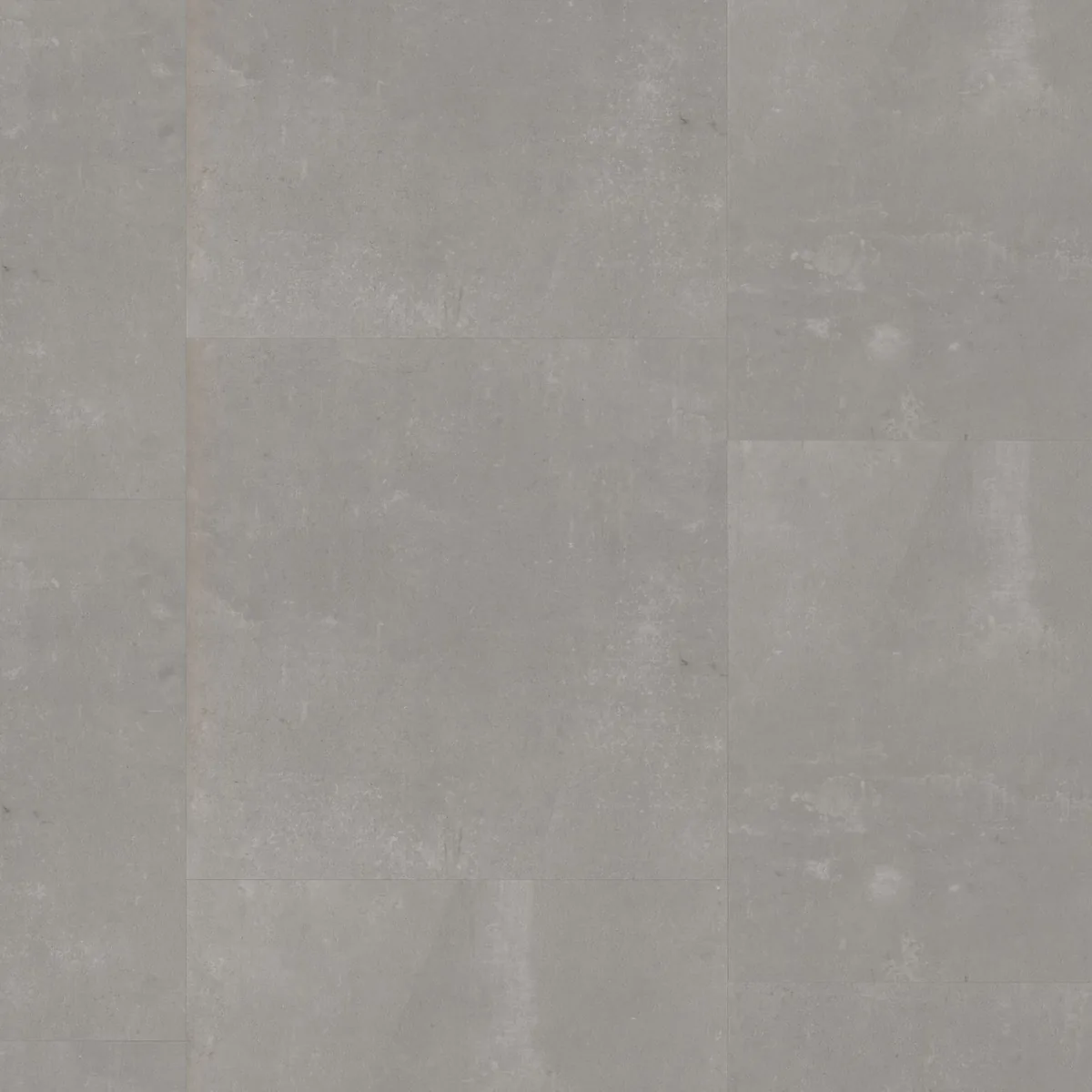 Westminster / Piero light grey, plak pvc gelegd, recht van boven gezien