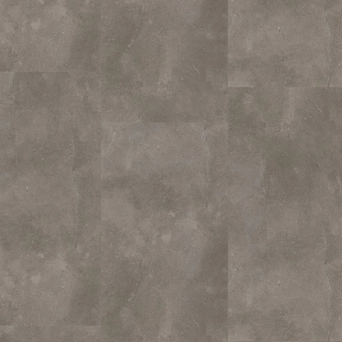 Ealing / Piazzo warm grey, plak pvc gelegd, recht van boven gezien