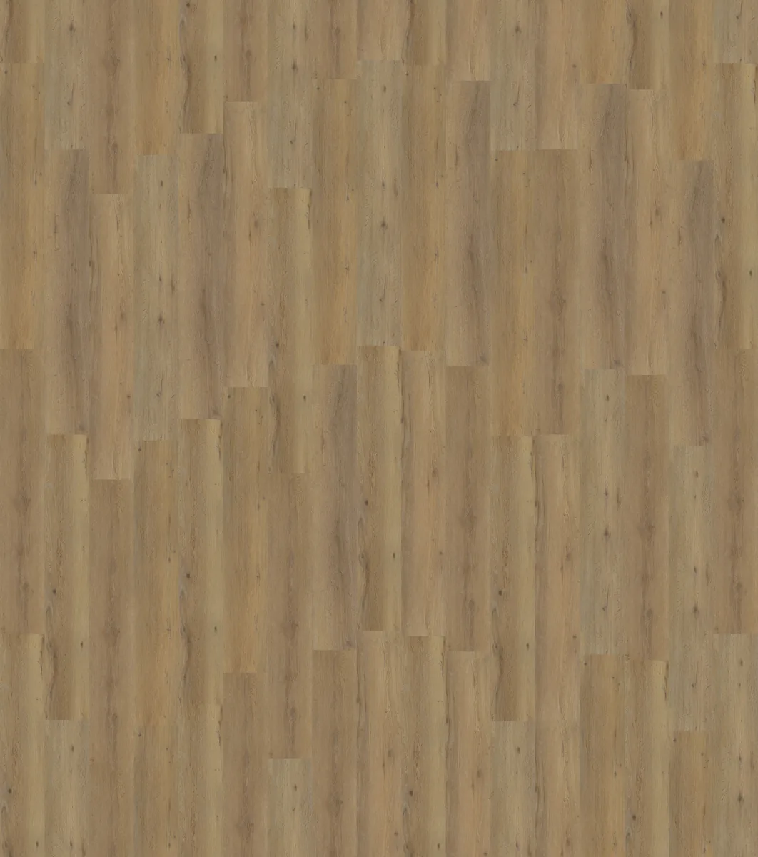 Leyton / Vivero dark oak, plak pvc van dichtbij, de houtnerf in beeld