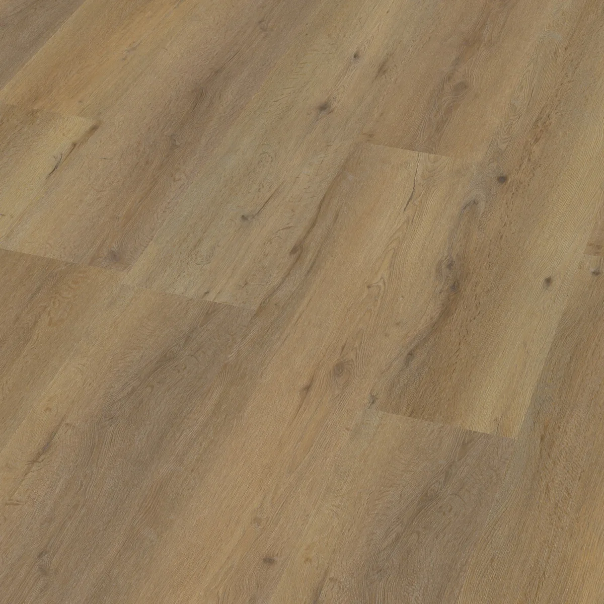 Leyton / Vivero dark oak, plak pvc schuin van boven, met het verspringende legverband in beeld