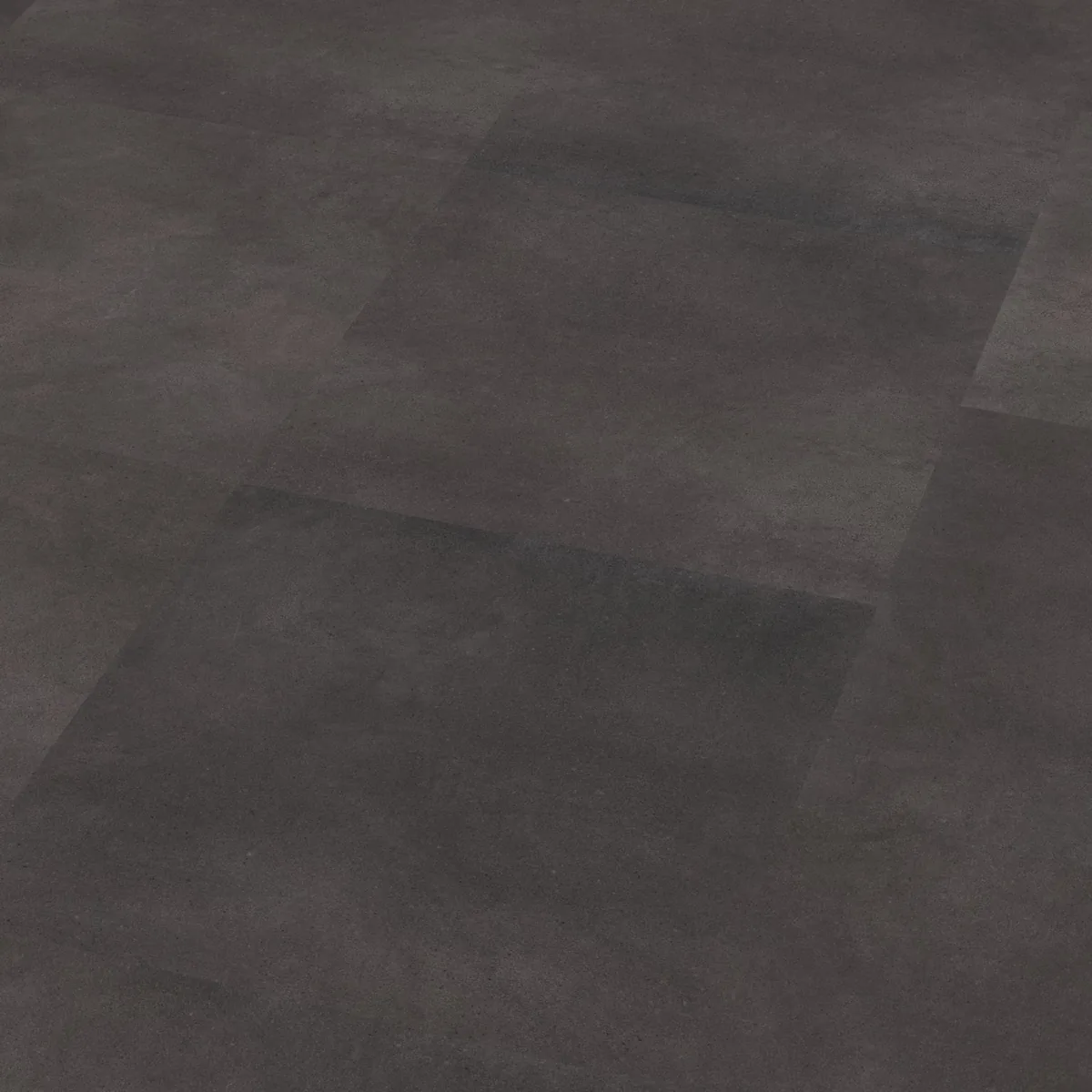 Peckham / Baroso anthracite, plak pvc schuin van boven, met het verspringende legverband in beeld
