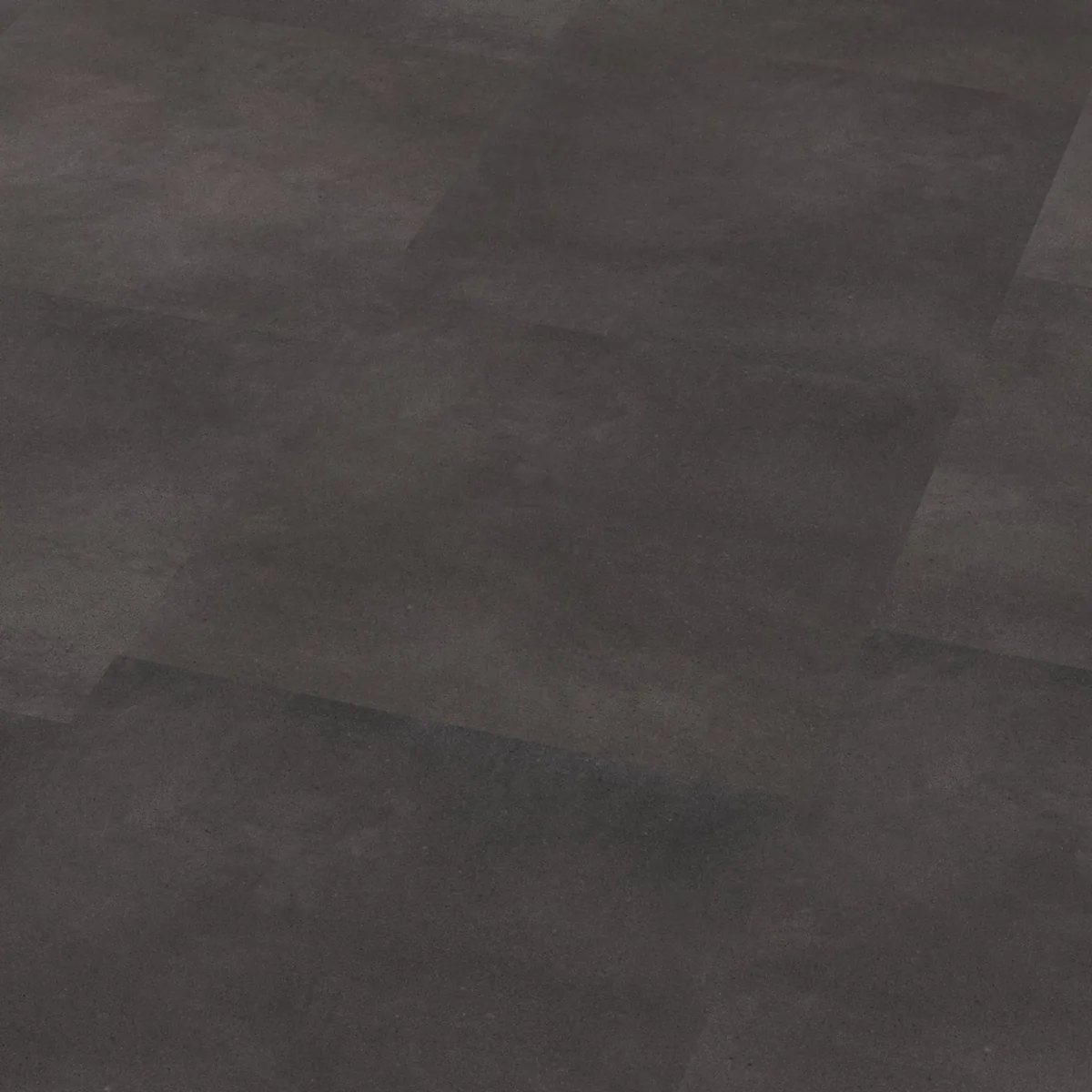 Peckham / Baroso anthracite, klik pvc schuin van boven, met het verspringende legverband in beeld