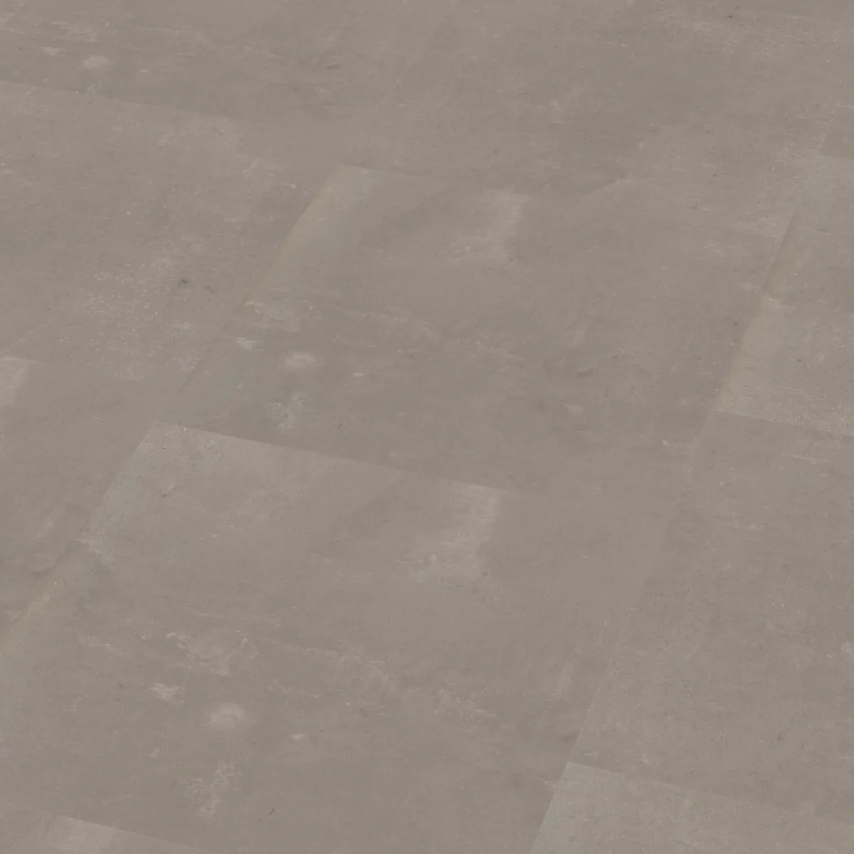 Westminster / Piero taupe, klik pvc schuin van boven, met het verspringende legverband in beeld