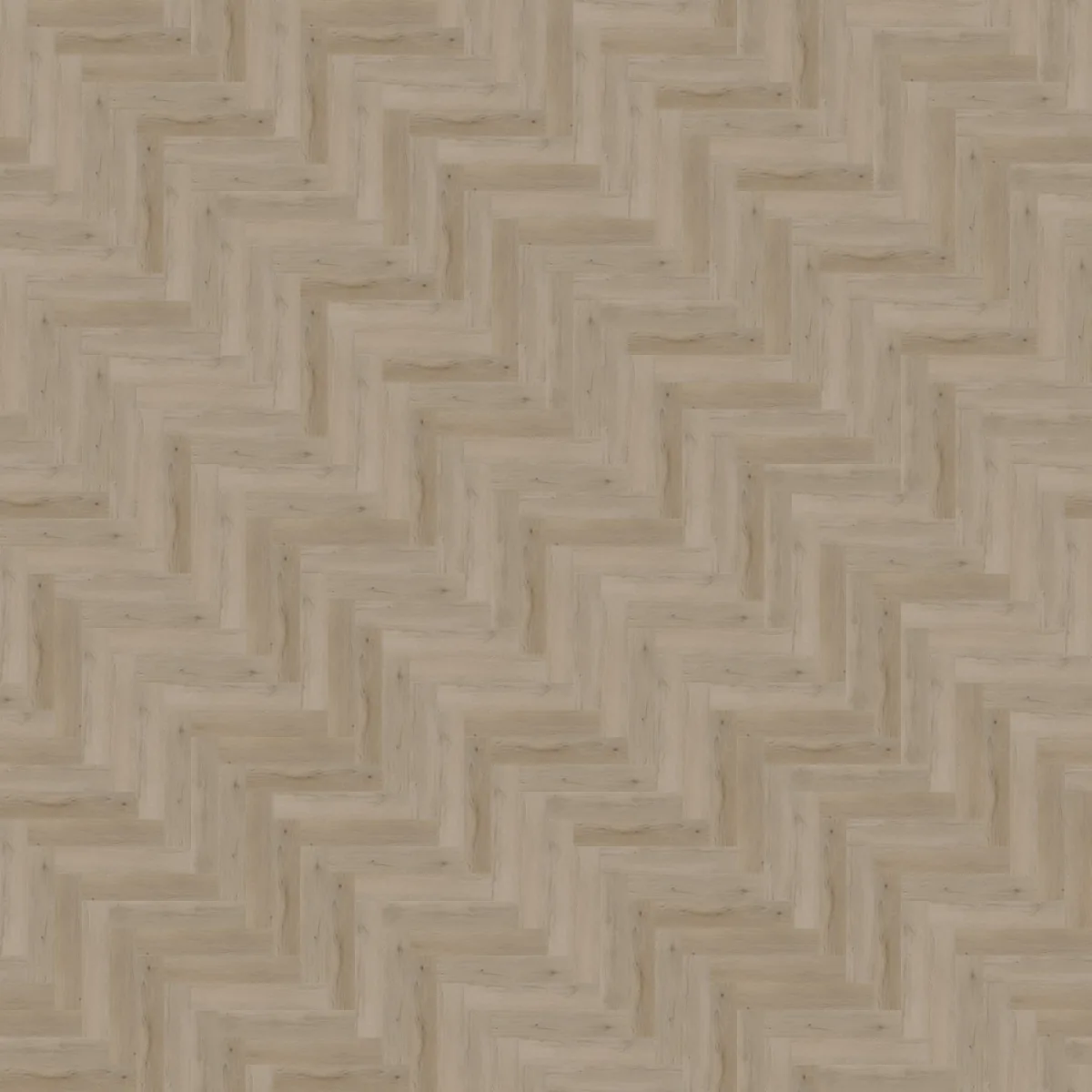 Leyton / Vivero Light oak, visgraat klik pvc van dichtbij, de houtnerf in beeld
